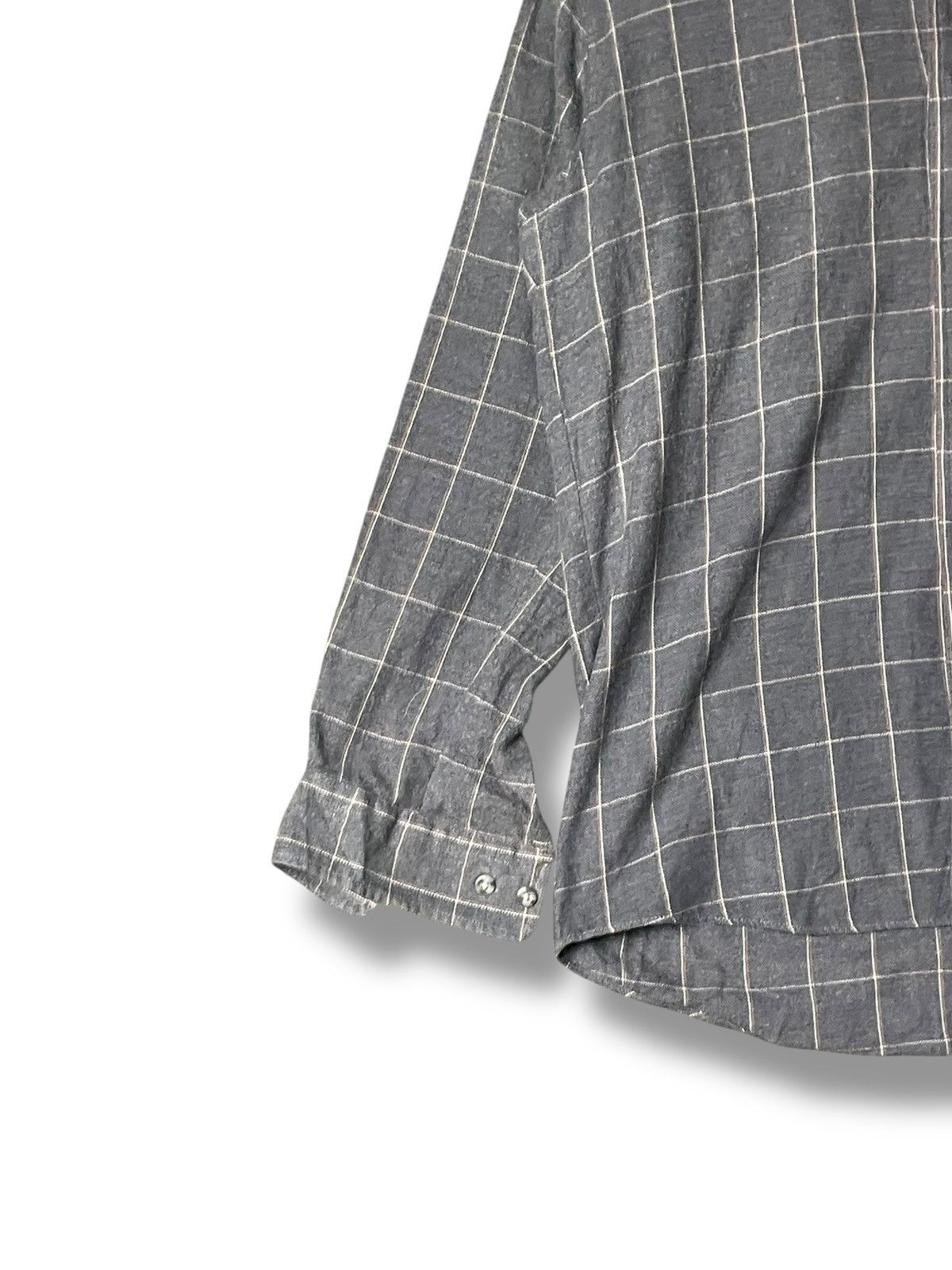 Japanese Brand Maxime Labeyrie Brand Button Up Flannel (58) Size US M / EU 48-50 / 2 - 3 Thumbnail