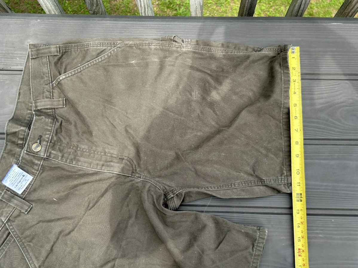 Carhartt × Vintage Vintage green/brown Carhartt carpenter shorts Size US 38 / EU 54 - 7 Thumbnail
