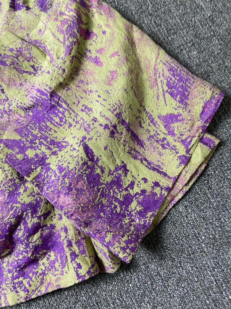 Japanese Brand Ylang Ylang Brand Abstract Mini Skirt (193) Size 22" - 9 Thumbnail