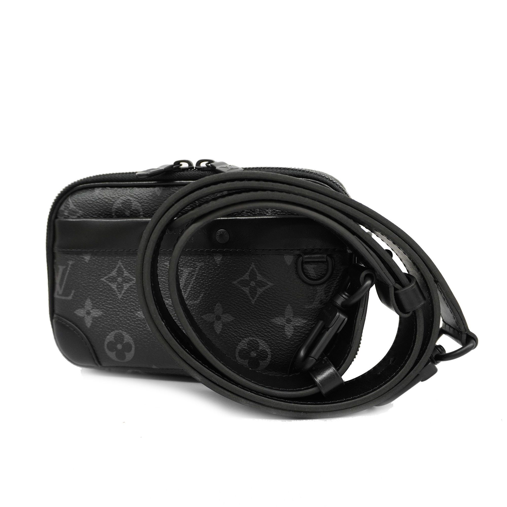 Alpha wearable wallet leather bag Louis Vuitton Brown in Leather