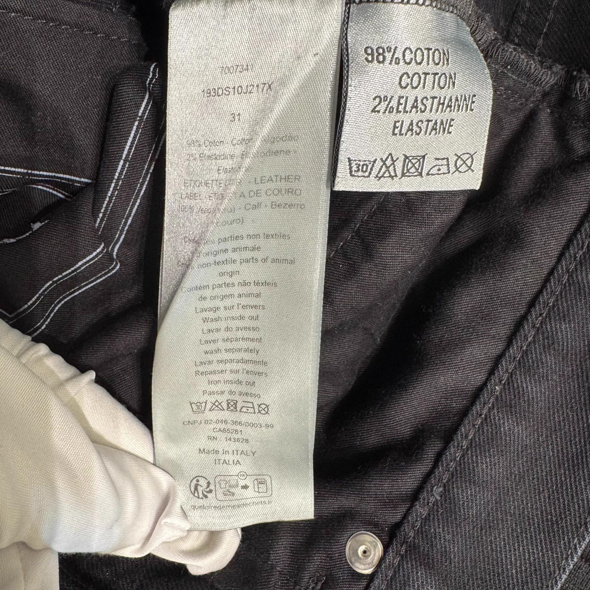 Dior Dior casual black jeans 31 Size US 31 - 4 Thumbnail
