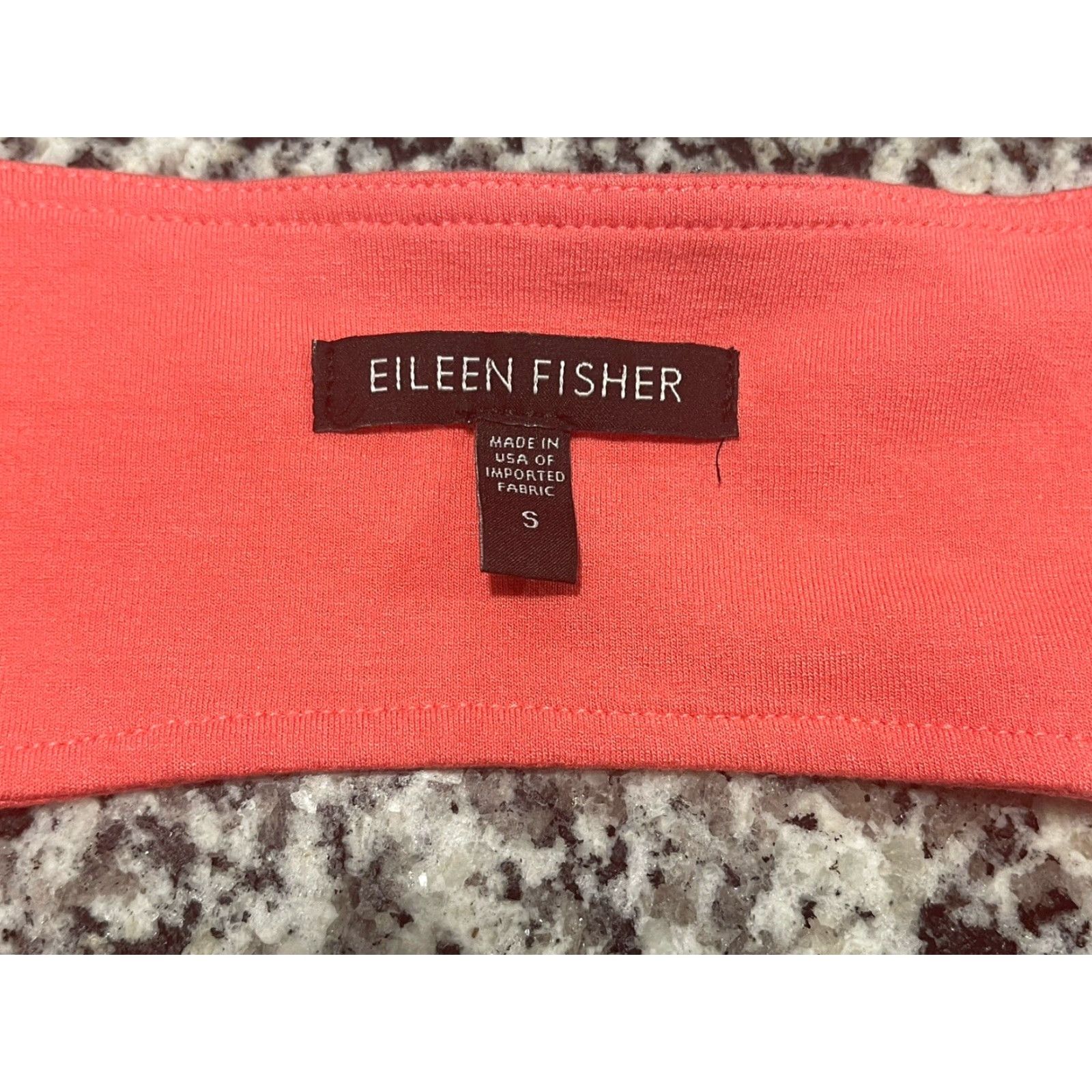 Eileen Fisher EILEEN FISHER Dress Colorblock Cutout Jersey Peony Pink Sz S Size S / US 4 / IT 40 - 4 Thumbnail