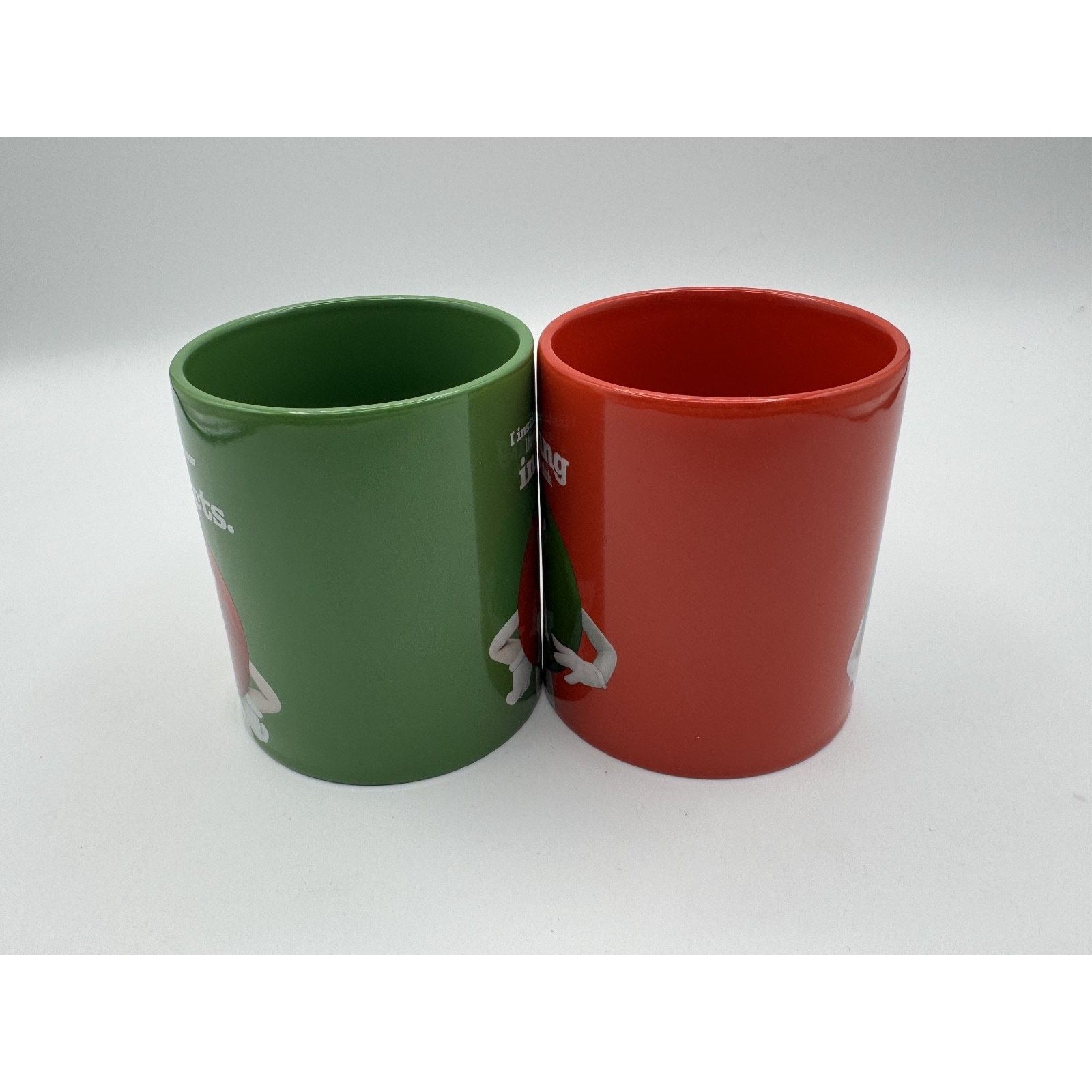 Other Set of 2 Collectible Red and Green M&M Candy Ceramic Mugs Size ONE SIZE - 6 Thumbnail