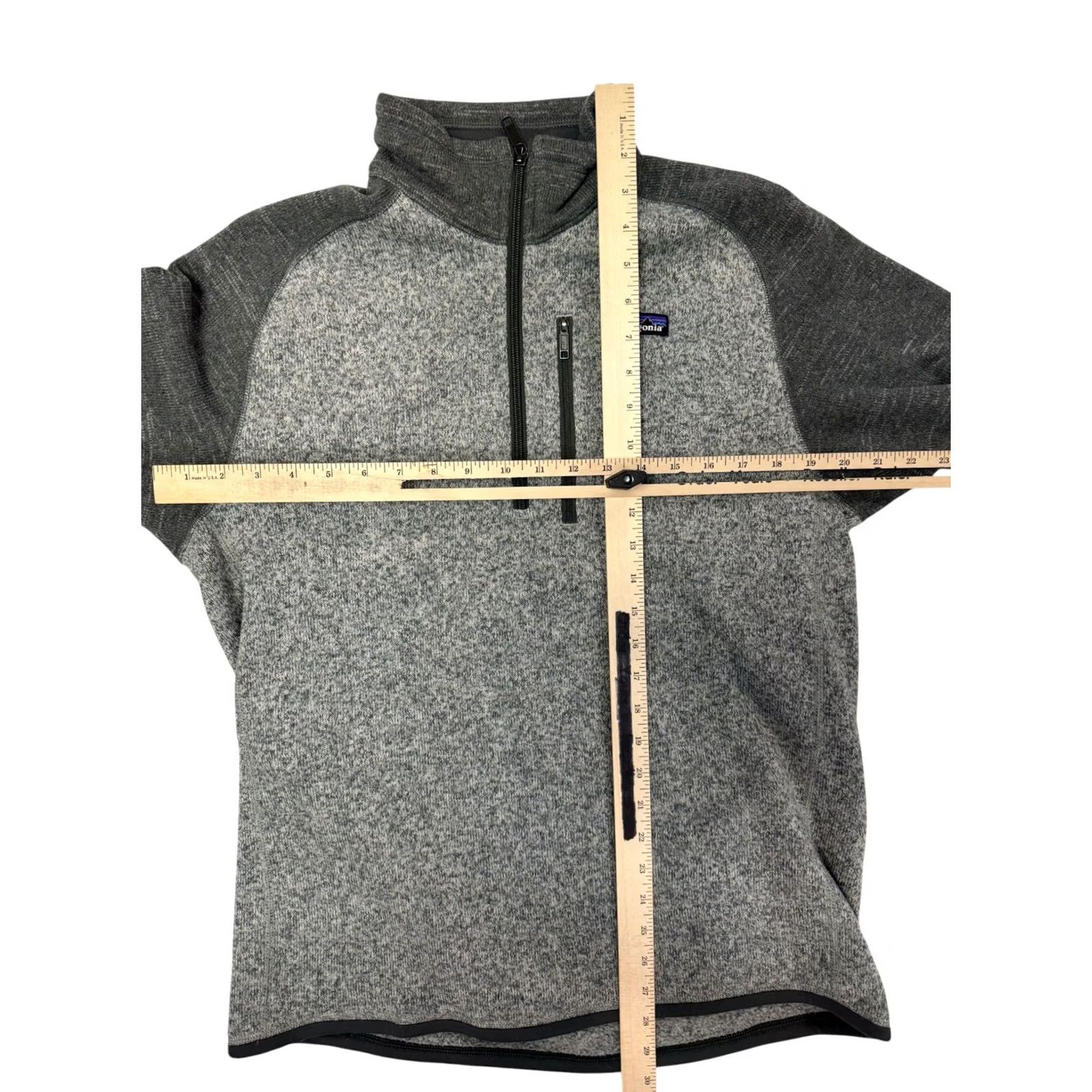 Patagonia Patagonia Men's Better Sweater 1/4 Zip Fleece Pullover Jacket Nickel Grey Size M Size US M / EU 48-50 / 2 - 3 Thumbnail
