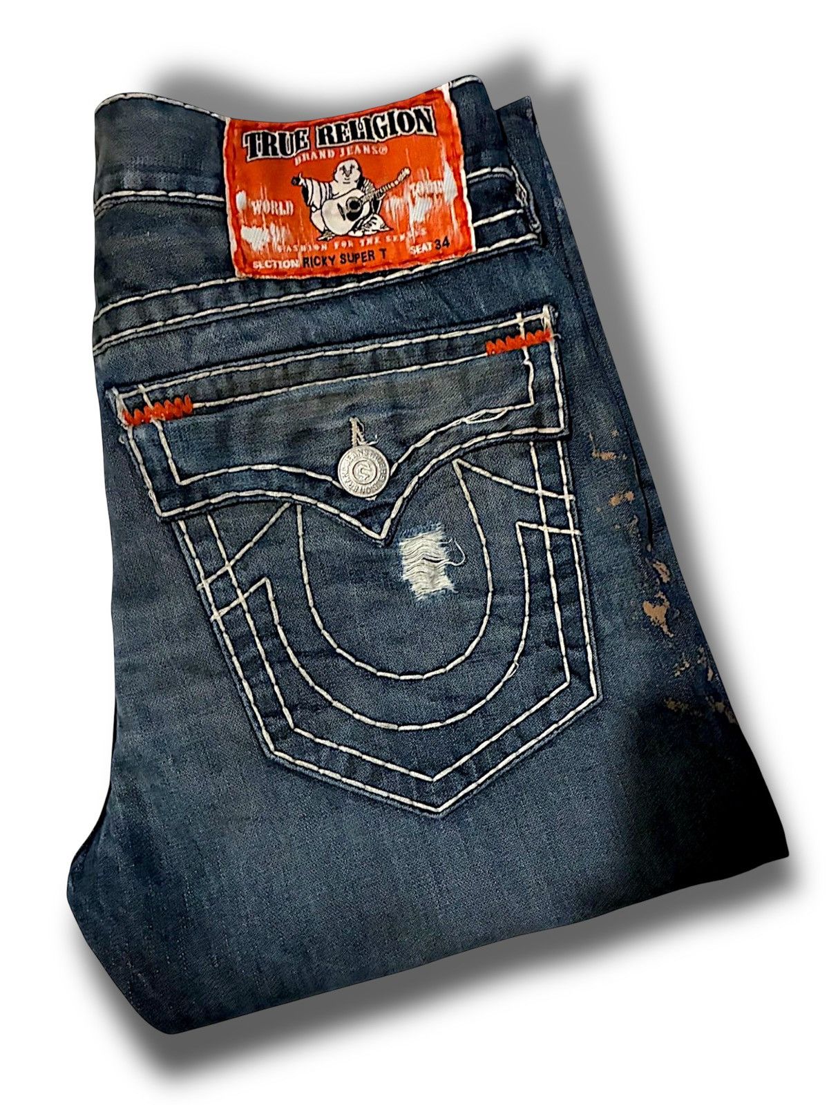 True Religion True Religion Jeans Size US 33 - 2 Thumbnail