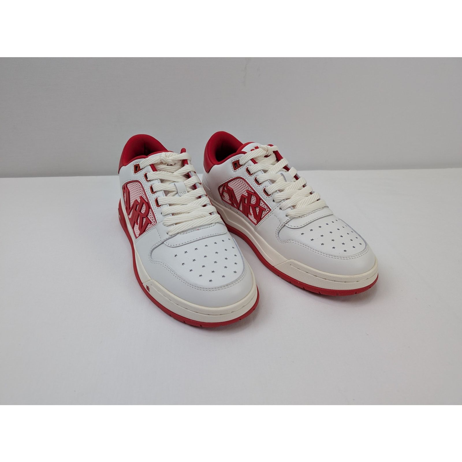 Amiri o1rshd1 Classic Low top Sneakers in White/Red Size US 8 / EU 41 - 6 Thumbnail