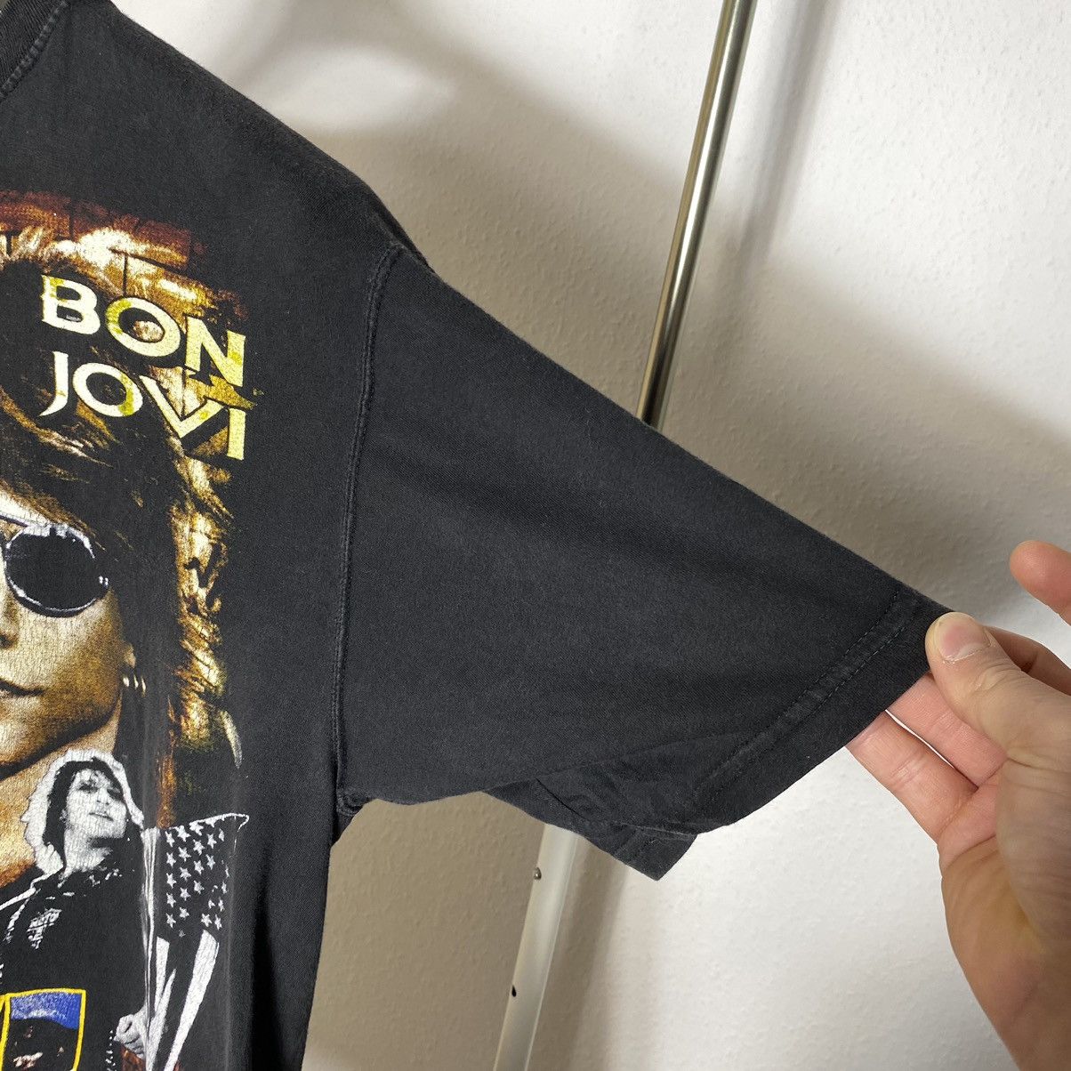 Bon Jovi Vintage 90s T-Shirt Bon Jovi Rock Size US XL / EU 56 / 4 - 5 Thumbnail
