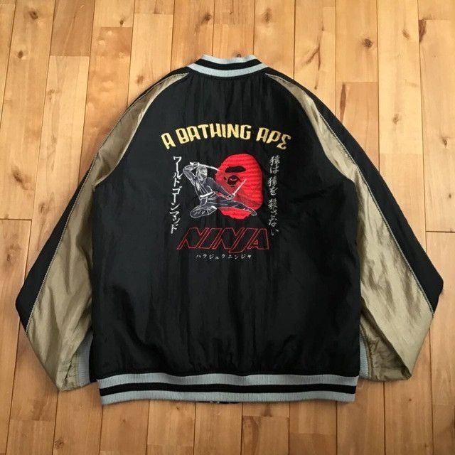 Bape BAPE NINJA SOUVENIR JACKET a bathing ape Size US L / EU 52-54 / 3 - 3 Thumbnail