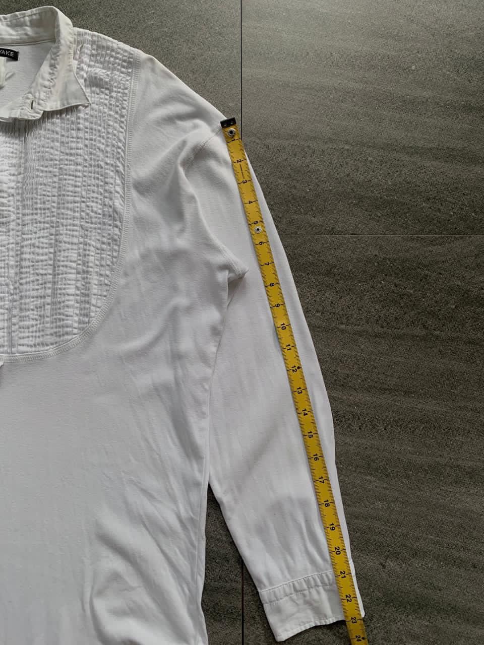 Issey Miyake FREE TAX! Half Buttoned Pleated Ls Shirt Size US L / EU 52-54 / 3 - 7 Thumbnail