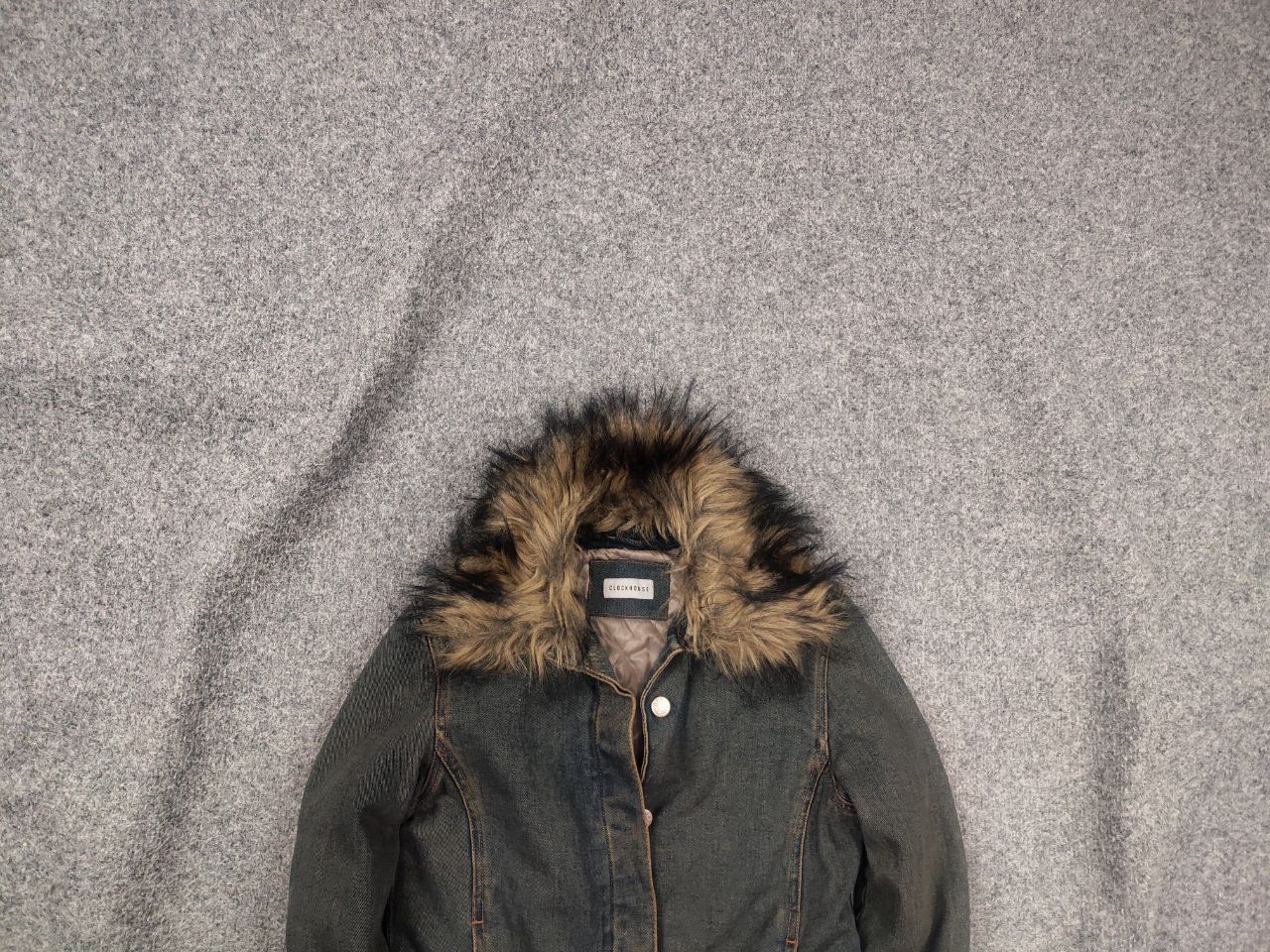 Hysteric Glamour Vintage Y2K Clockhouse denim Fur Jacket if six was nine LGB Size S / US 4 / IT 40 - 1 Thumbnail