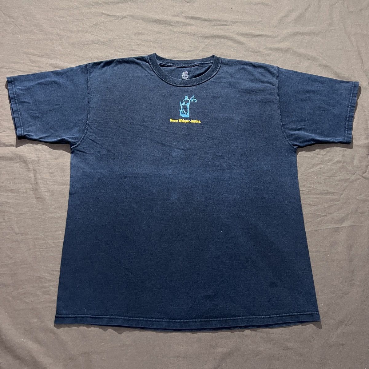 Vintage Vintage Y2K Never Whisper Justice Tour Tee XL Faded Size US XL / EU 56 / 4 - 2 Thumbnail