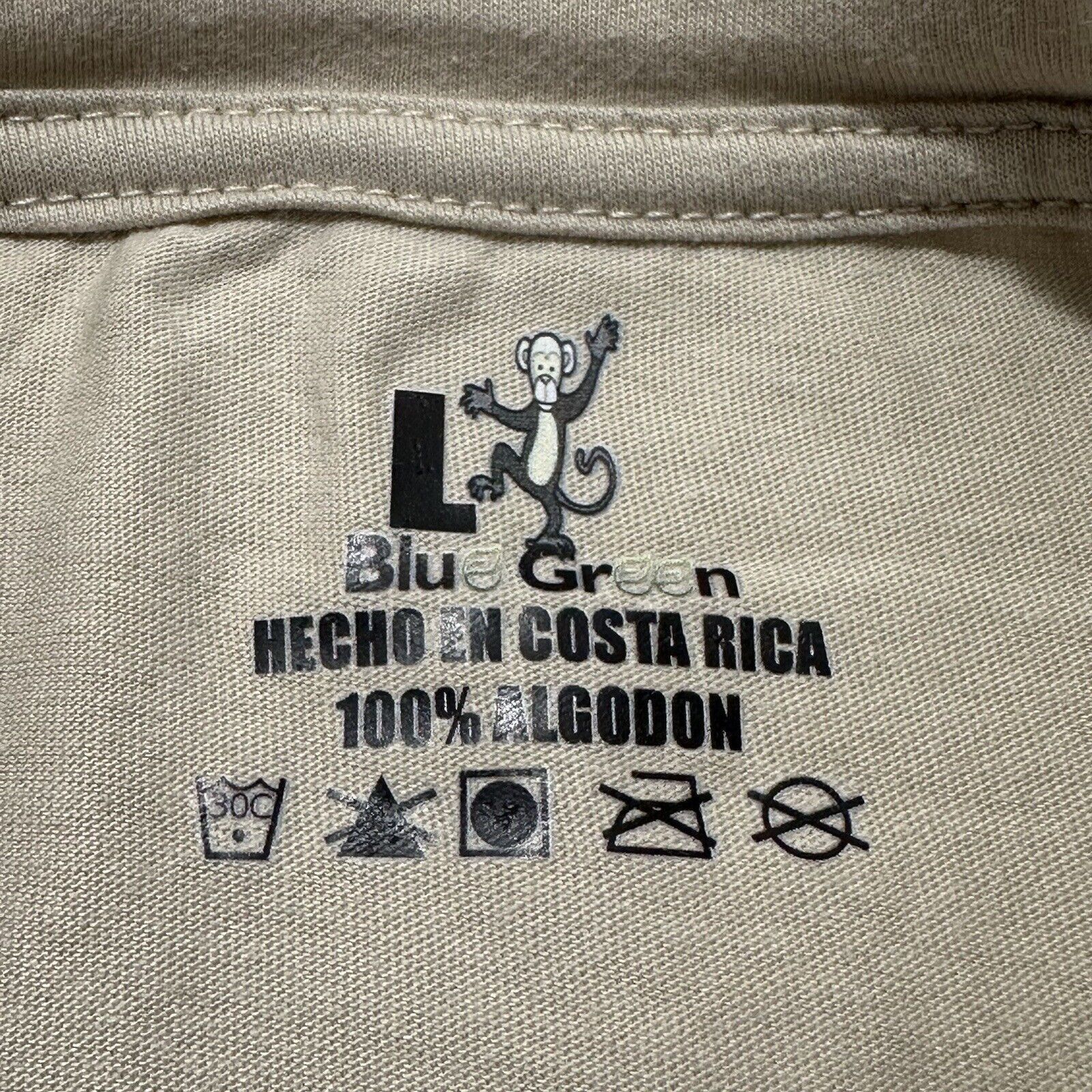 Other Costa Rica Pura Vida Large Sloth Beige Graphic T Shirt Size US L / EU 52-54 / 3 - 3 Thumbnail