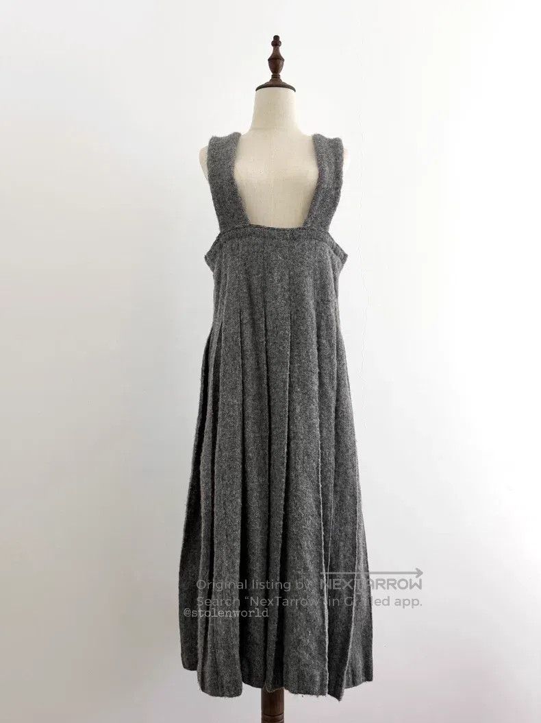 Comme des Garcons Comme Des Garcons Thick Woolen Overalls Pleated Skirt Size S / US 4 / IT 40 - 1 Thumbnail