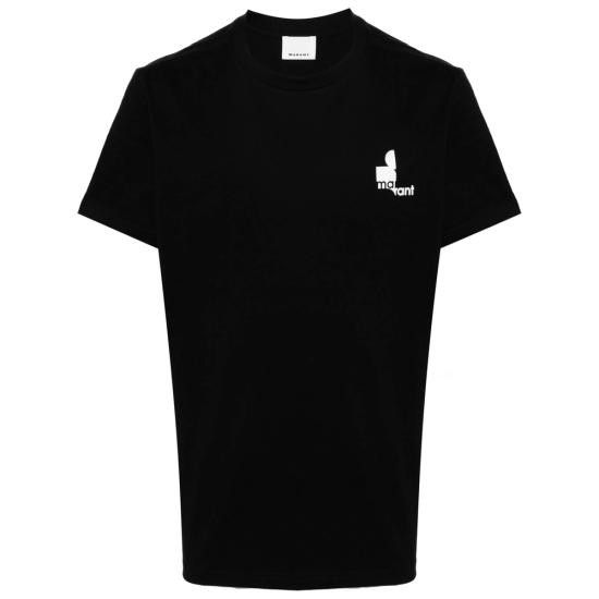 Isabel Marant ISABEL MARANT Men T-Shirts B1N21H TS0047HA 01BK BLACK Size US XL / EU 56 / 4 - 1 Thumbnail