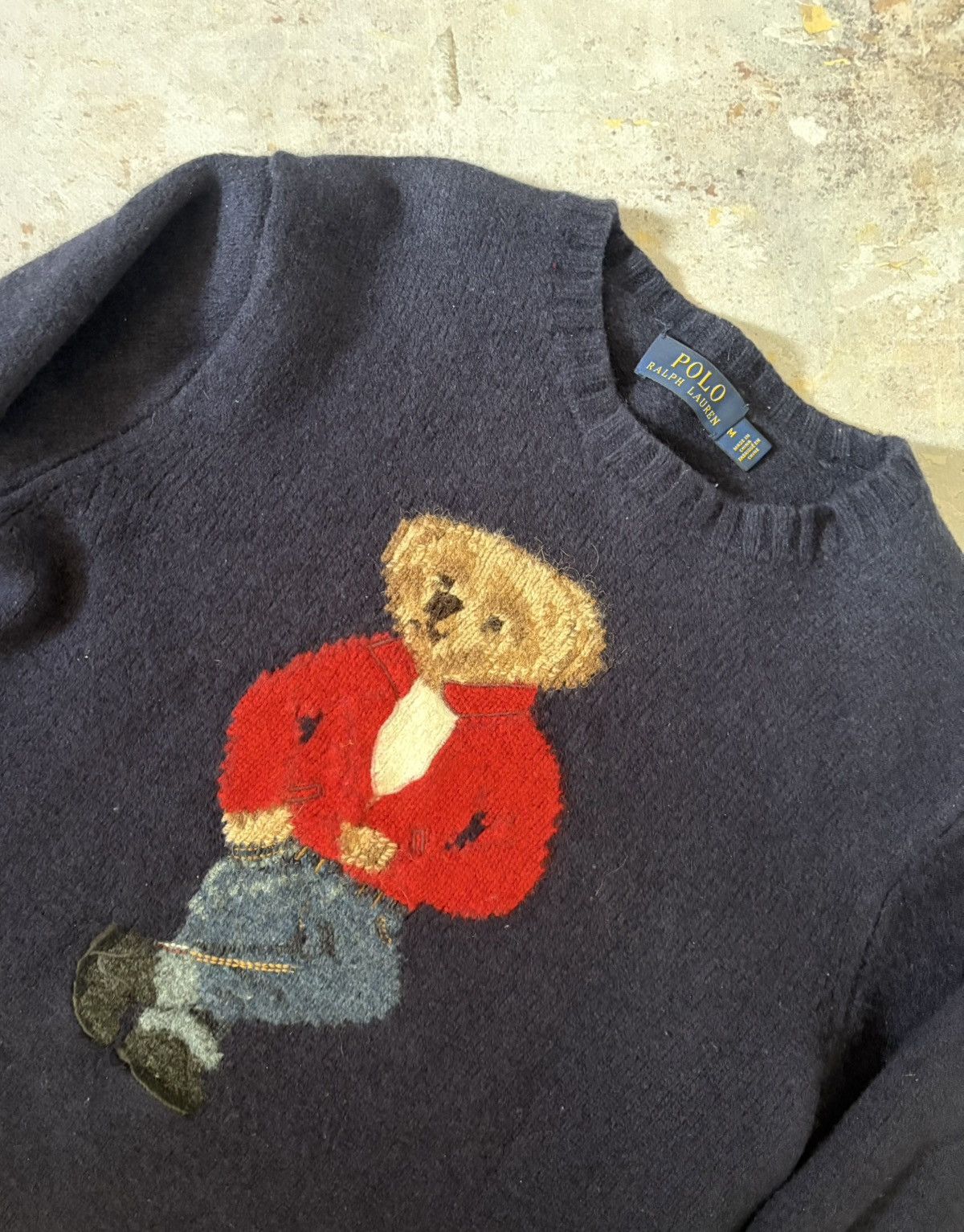 Polo Ralph Lauren Very rare iconic design Ralph Lauren Bear sweater archieve Size M / US 6-8 / IT 42-44 - 6 Thumbnail