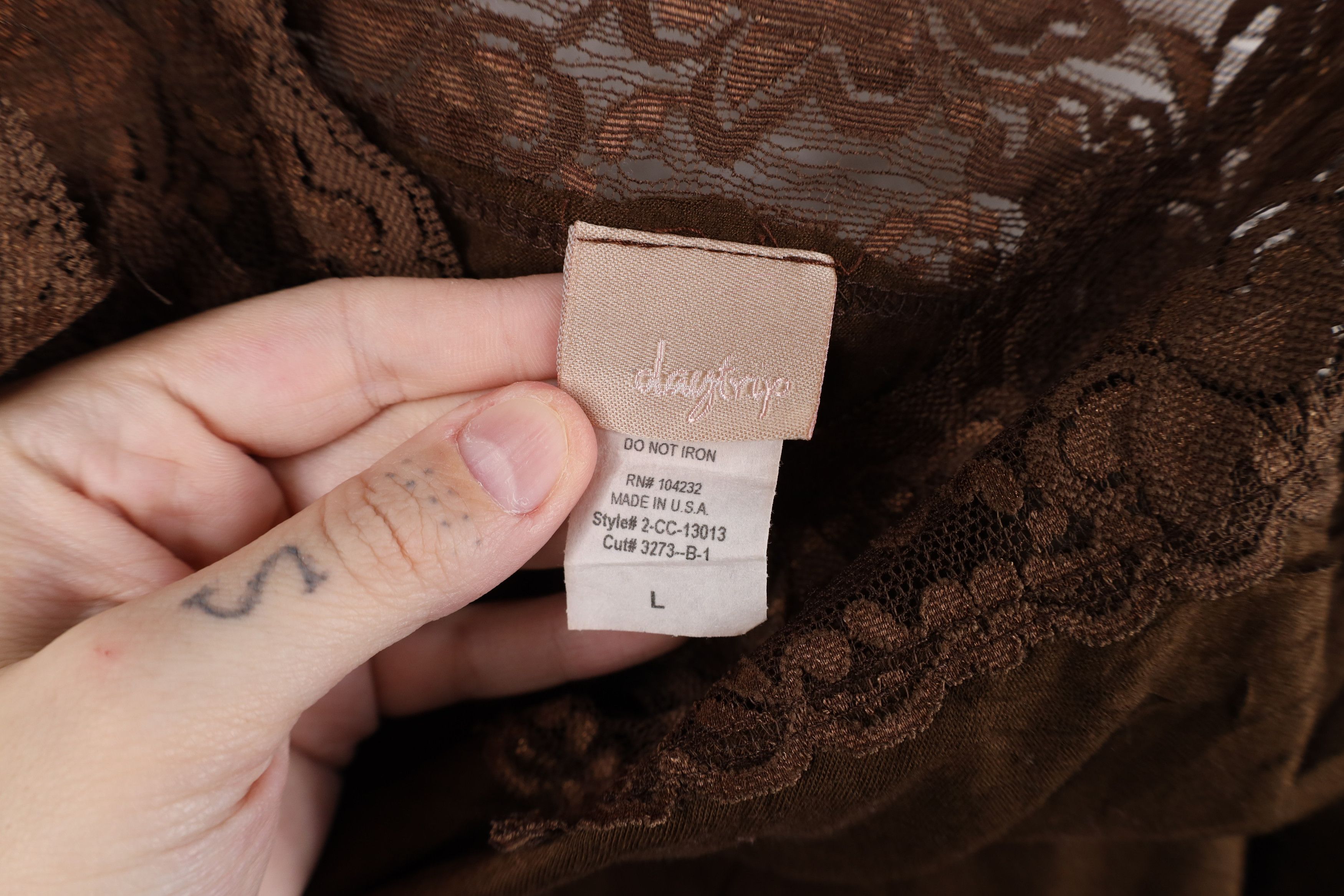 Vintage Vintage 90s Y2K Babydoll Fairy Lace Cropped Tank Top USA Size L / US 10 / IT 46 - 7 Thumbnail