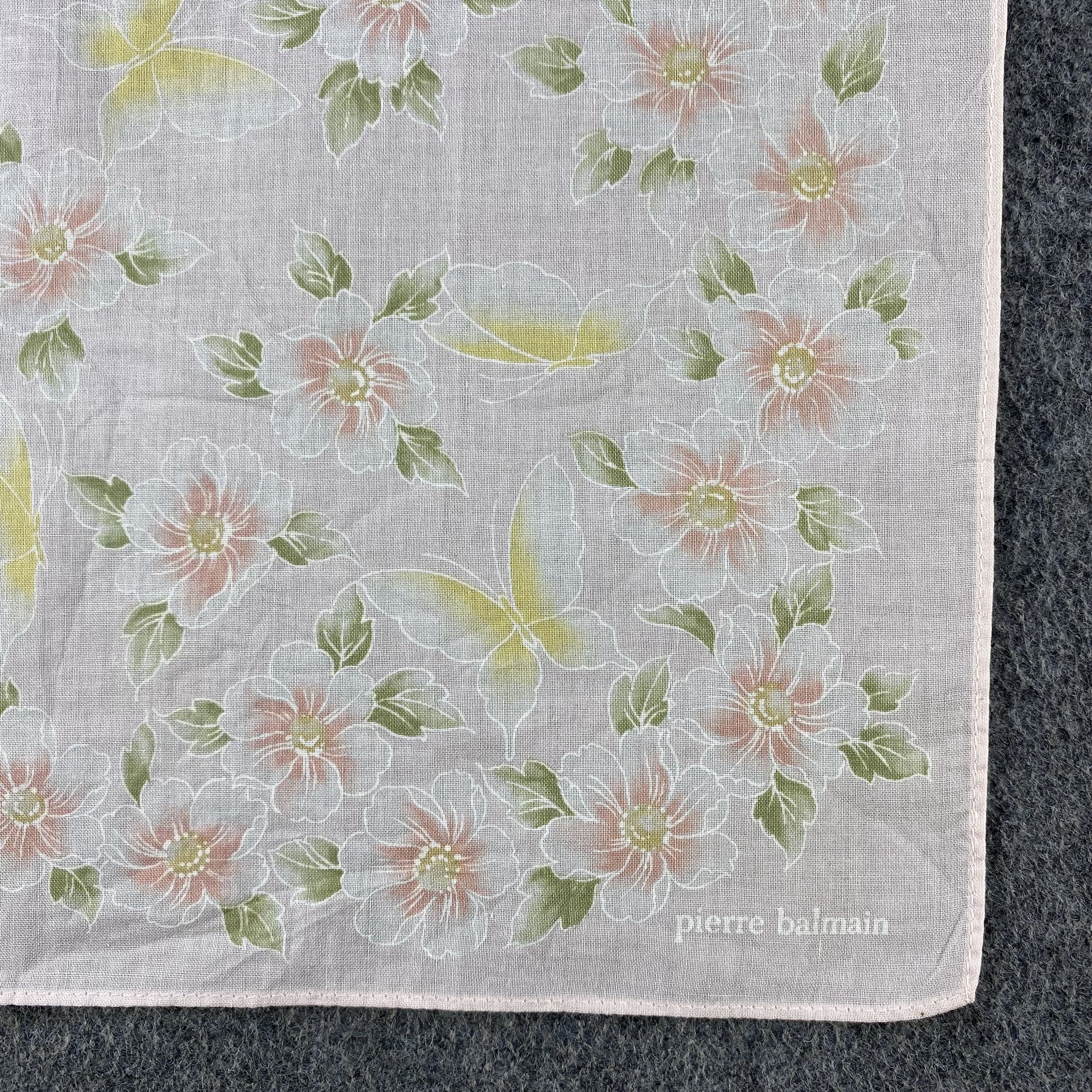 Pierre Balmain × Vintage Pierre Balmain Handkerchief/Neckerchief/Bandana HC874 Size ONE SIZE - 3 Thumbnail