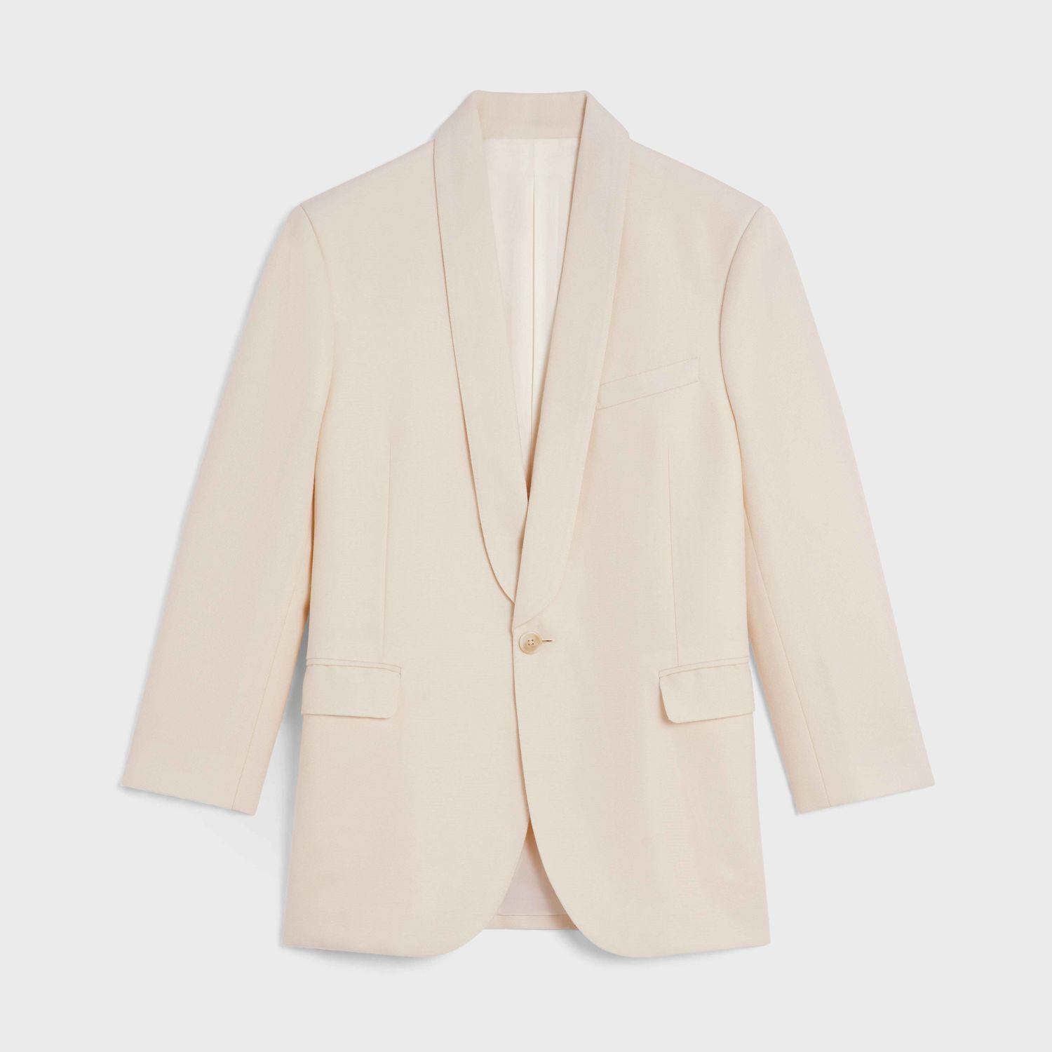 Celine Boxy Jacket in Mohair Wool Size US M / EU 48-50 / 2 - 1 Thumbnail