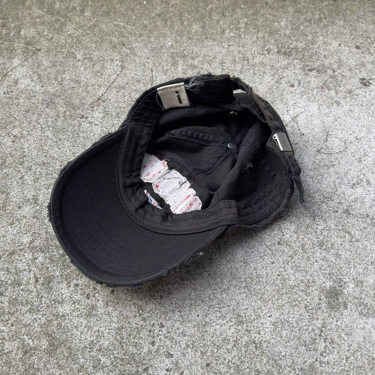 Vintage Thrashed Faded Distressed London Hat ERD Grunge Punk Size ONE SIZE - 7 Thumbnail