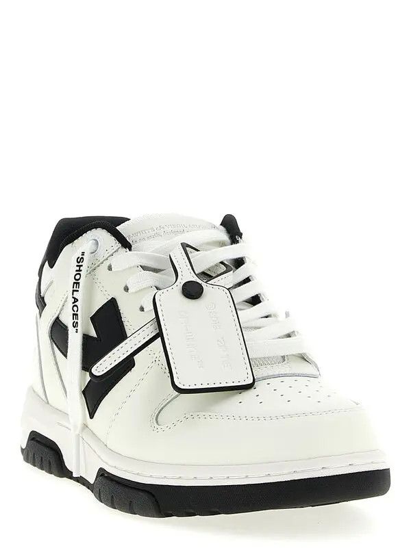 Off-White ob2d0Lne0826 Out Of Office Low-Top Sneakers in White/Black Size US 11 / EU 44 - 3 Thumbnail