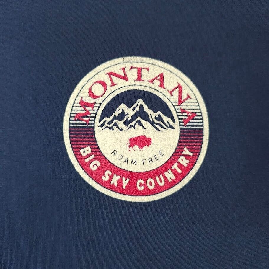 Other Montana T Shirt Mens Size Large Blue Big Sky Country Size US L / EU 52-54 / 3 - 3 Thumbnail