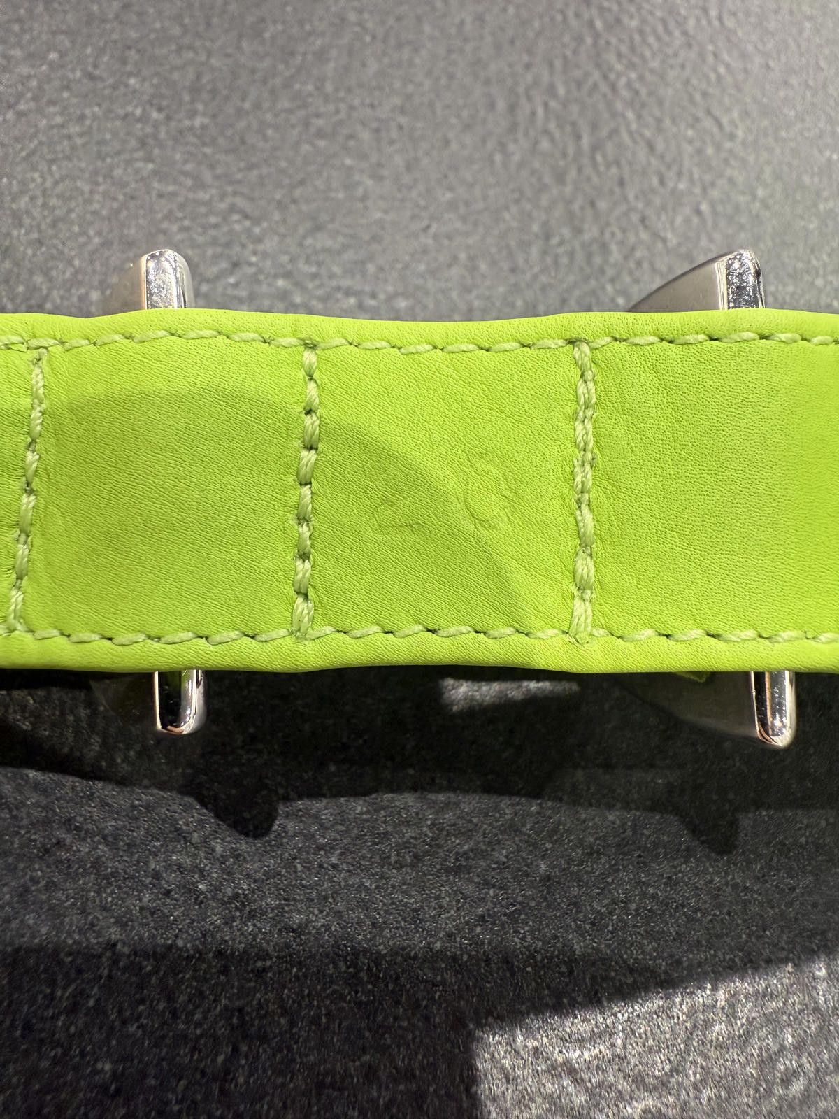 Chrome Hearts Chrome Hearts Leather Dog Collar in Green Size ONE SIZE - 7 Thumbnail