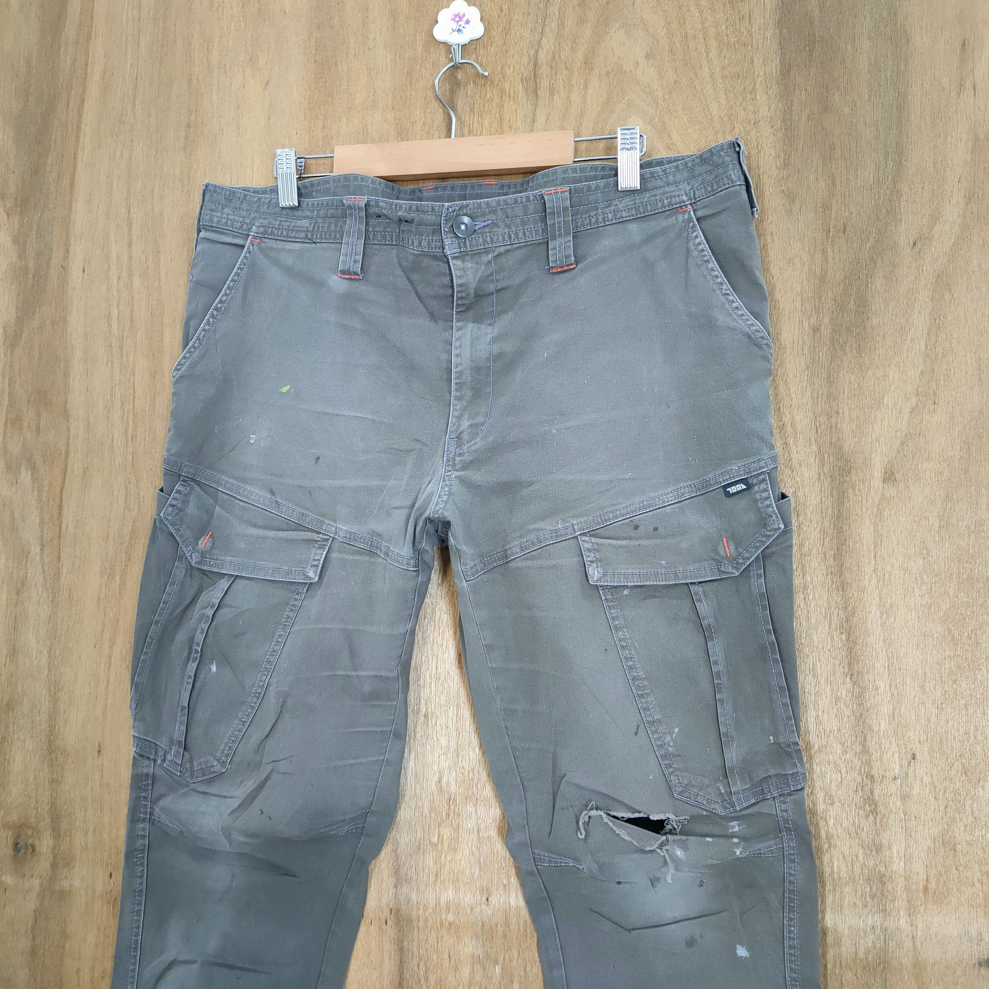 Japanese Brand × Voodoo Tactical VINTAGE JAPANESE DISTRESSED SKINNY CARGO PANTS Size US 35 - 2 Thumbnail