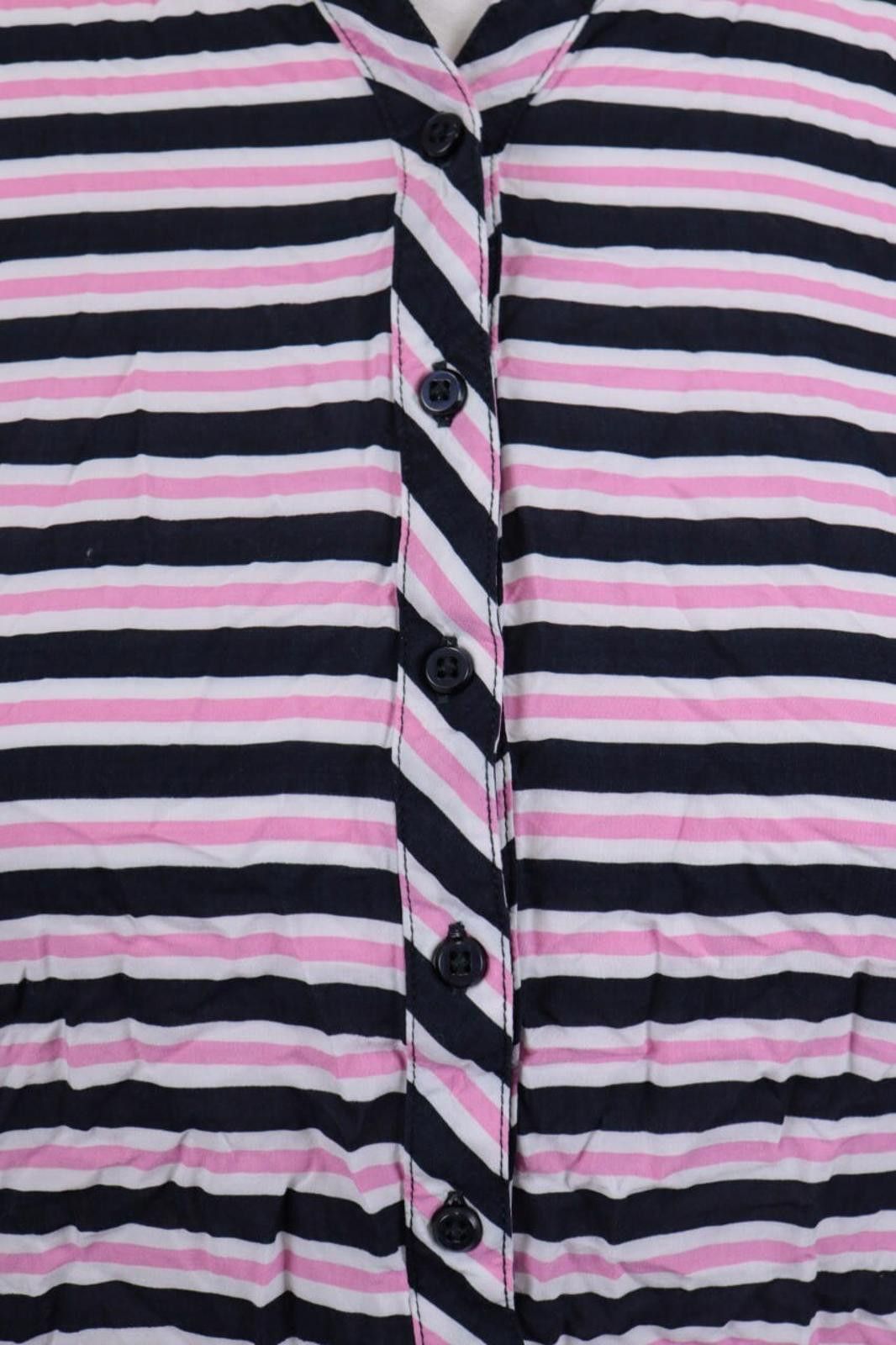 Designer Emily Van Den Bergh Multicolor Henley Blouse Shirt Sz 38 / M Size M / US 6-8 / IT 42-44 - 3 Thumbnail
