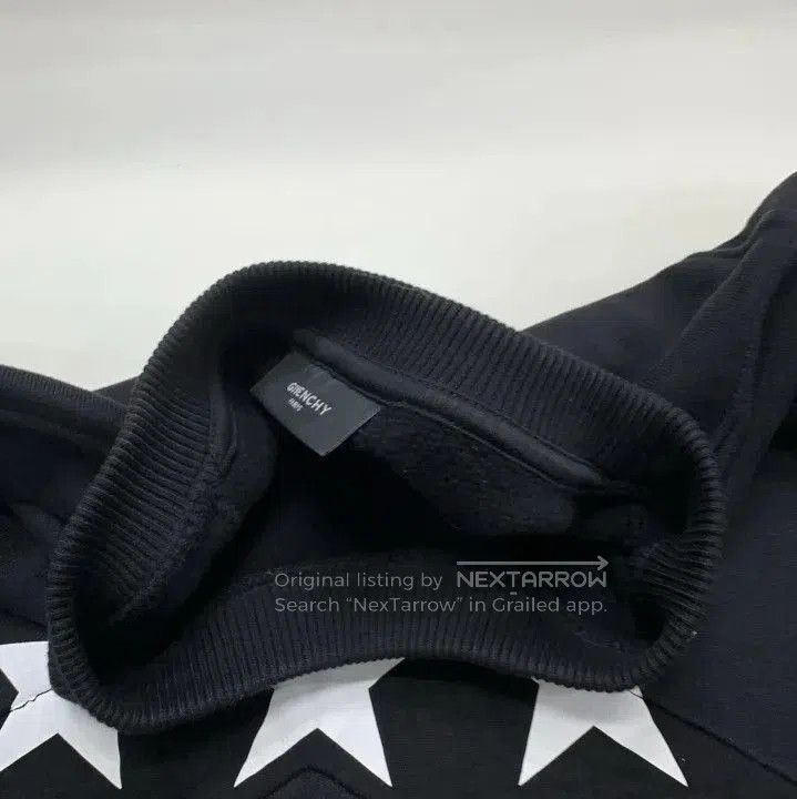 Givenchy Givenchy Black Long-Sleeve Star Stripe Sweatshirt. Size US S / EU 44-46 / 1 - 2 Thumbnail