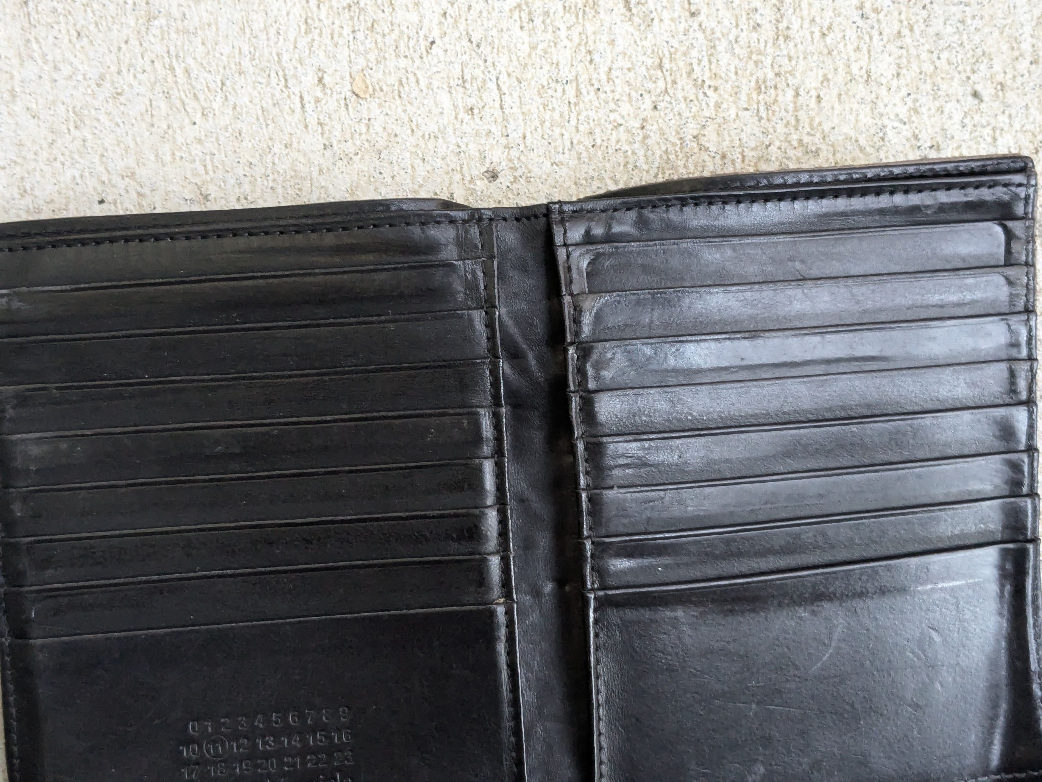 Maison Margiela Maison Margiela Cardholder Wallet Gray Leather Slim Size ONE SIZE - 13 Thumbnail