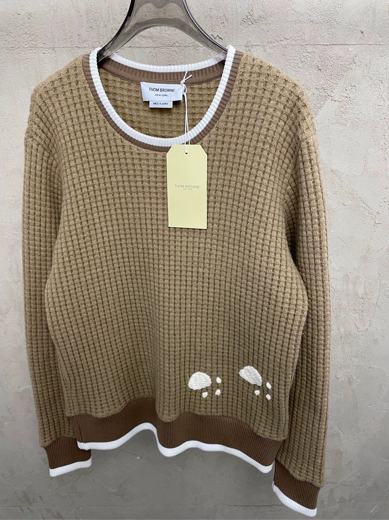 Thom Browne Thom browne Coffee brown polar bear limited edition embroid Size US S / EU 44-46 / 1 - 3 Thumbnail