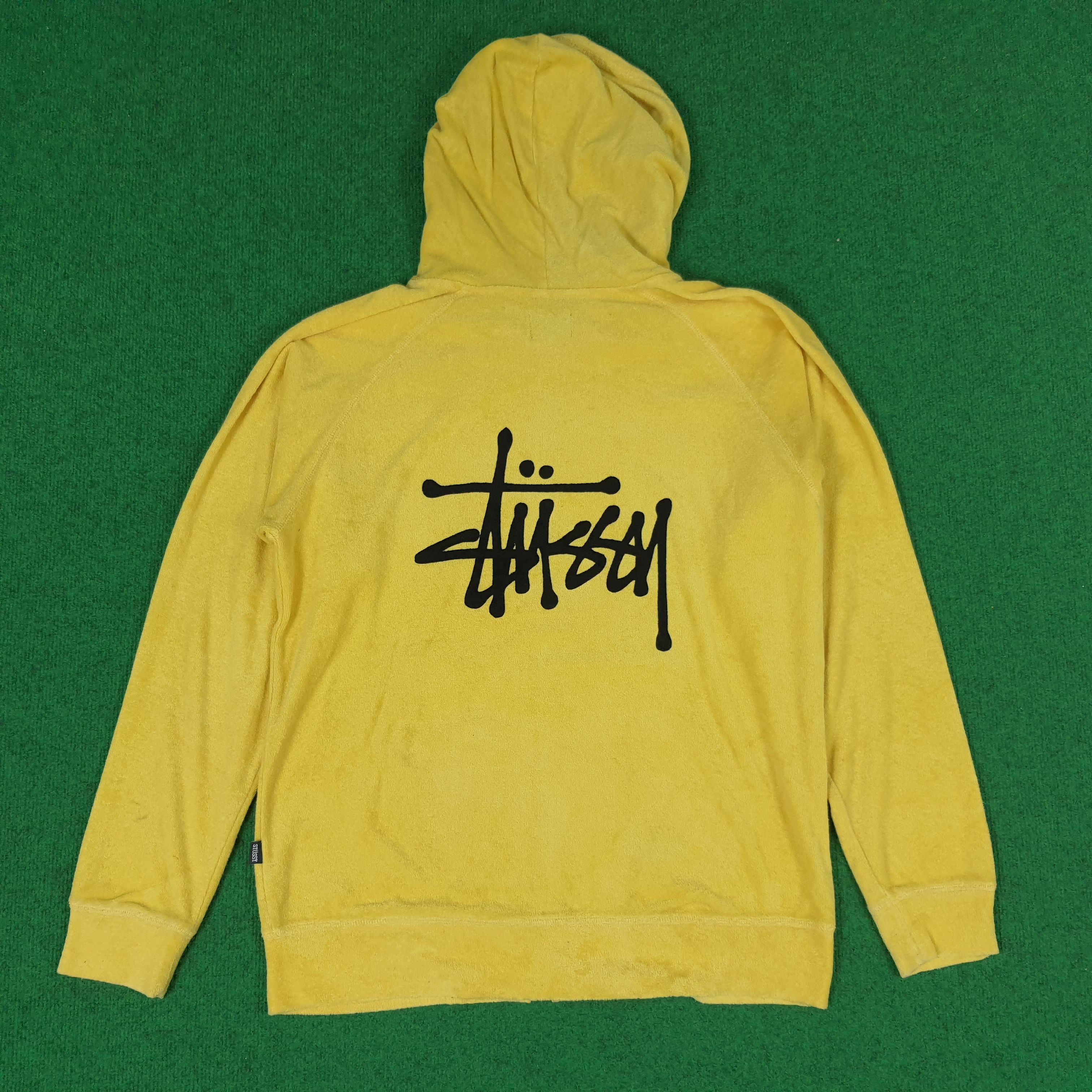 Stussy × Vintage Vintage Stussy Fleece Full Zipper Hoodies Custom Logo Size US M / EU 48-50 / 2 - 1 Thumbnail