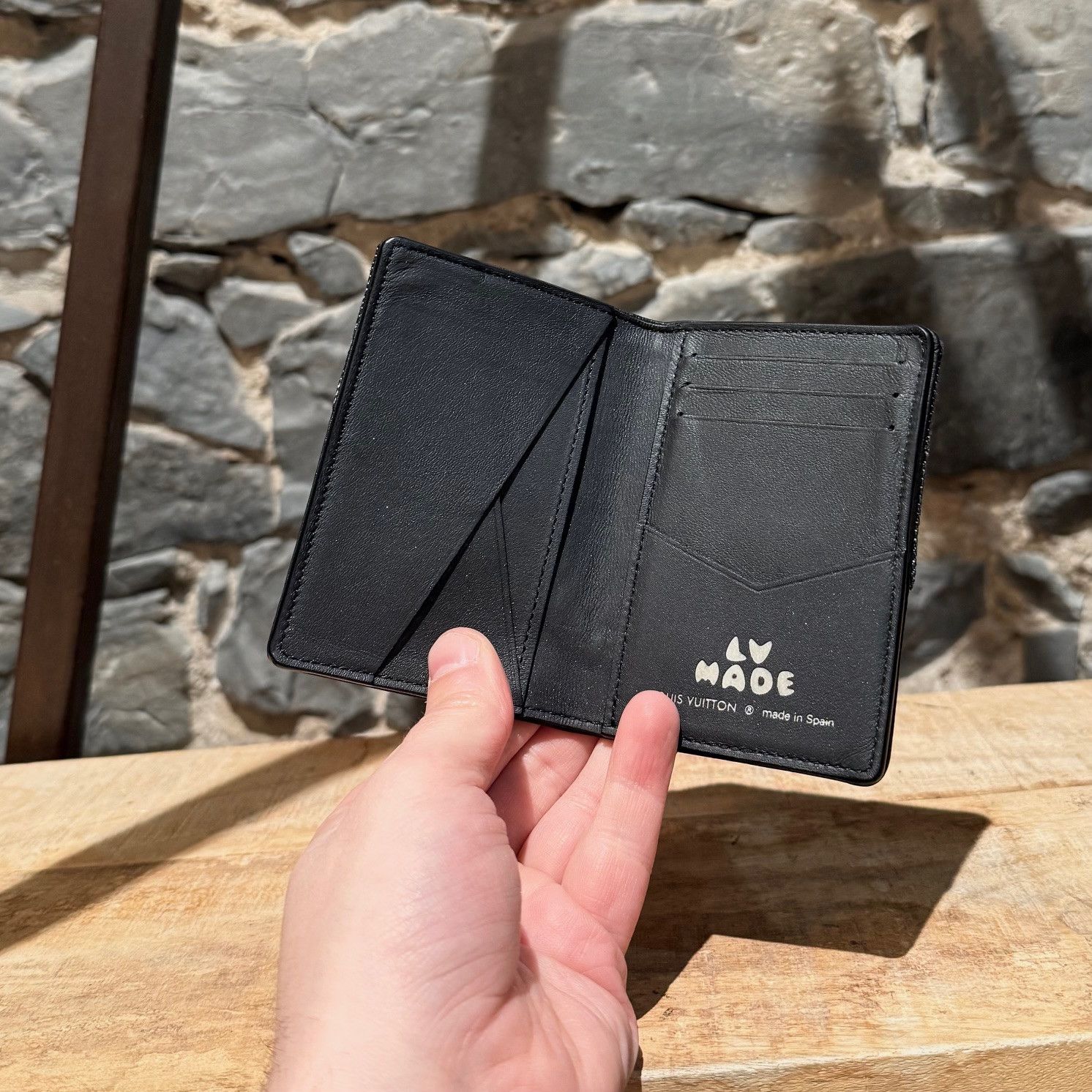 Louis Vuitton × Nigo Louis Vuitton X Nigo LV Made Denim Monogram Pocket Organizer Size ONE SIZE - 5 Thumbnail