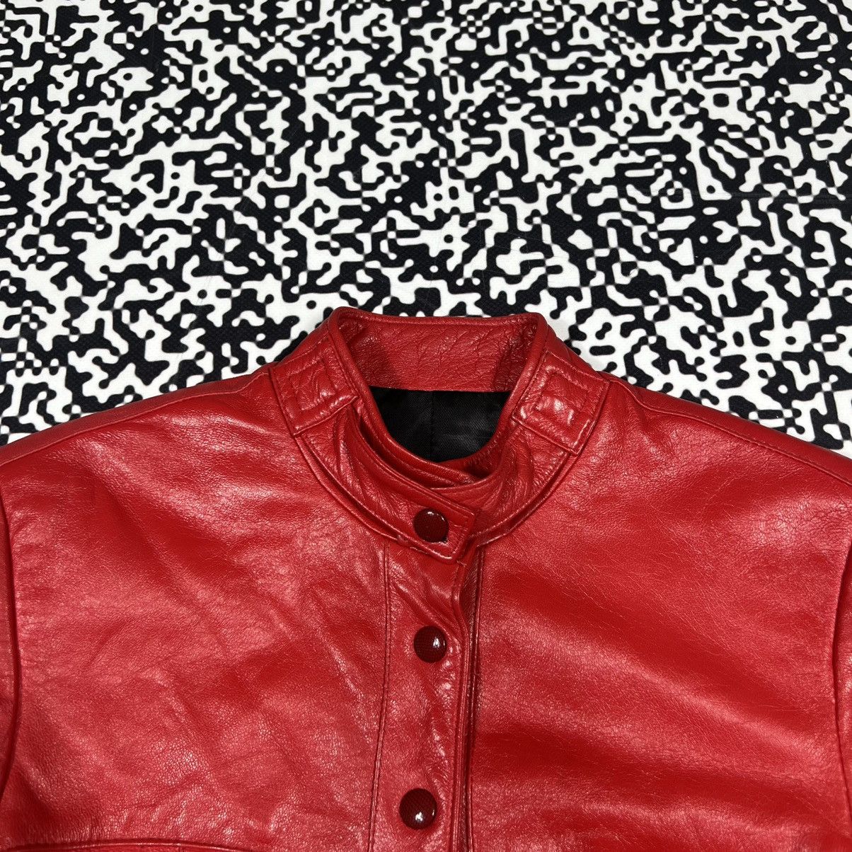 Japanese Brand Vintage Y2K Japanese Leather Jacket With Straps Moto Style Size S / US 4 / IT 40 - 15 Thumbnail