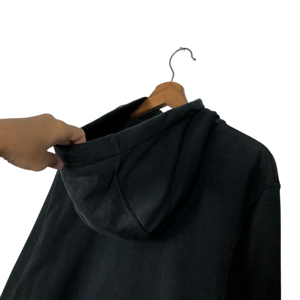 Nike 🔥RICH BLACK ZIPPER HOODIE NIKE SMALL PONY Size US M / EU 48-50 / 2 - 12 Thumbnail
