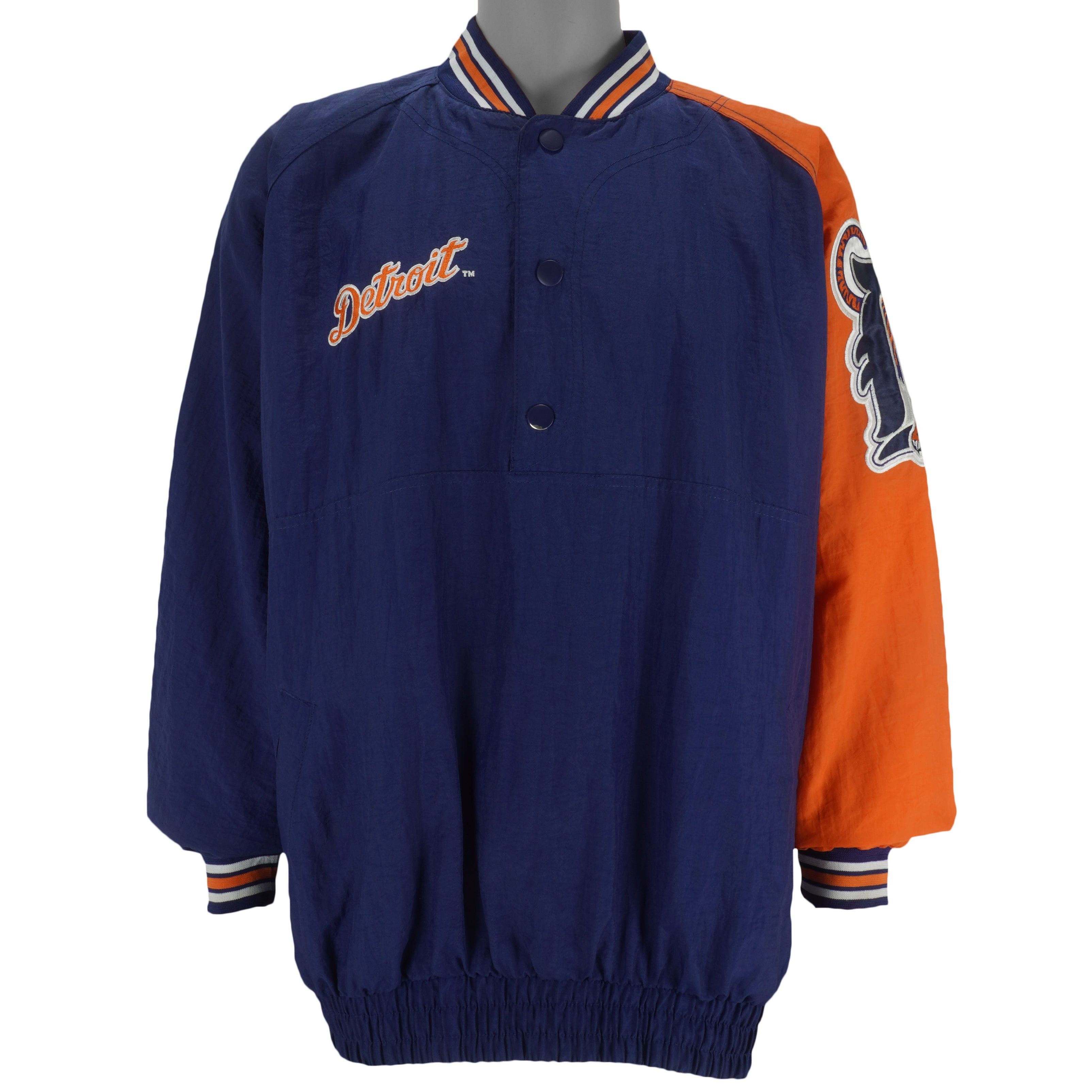 Starter NLB - Detroit Tigers Embroidered Windbreaker 1990s Size US XL / EU 56 / 4 - 1 Thumbnail