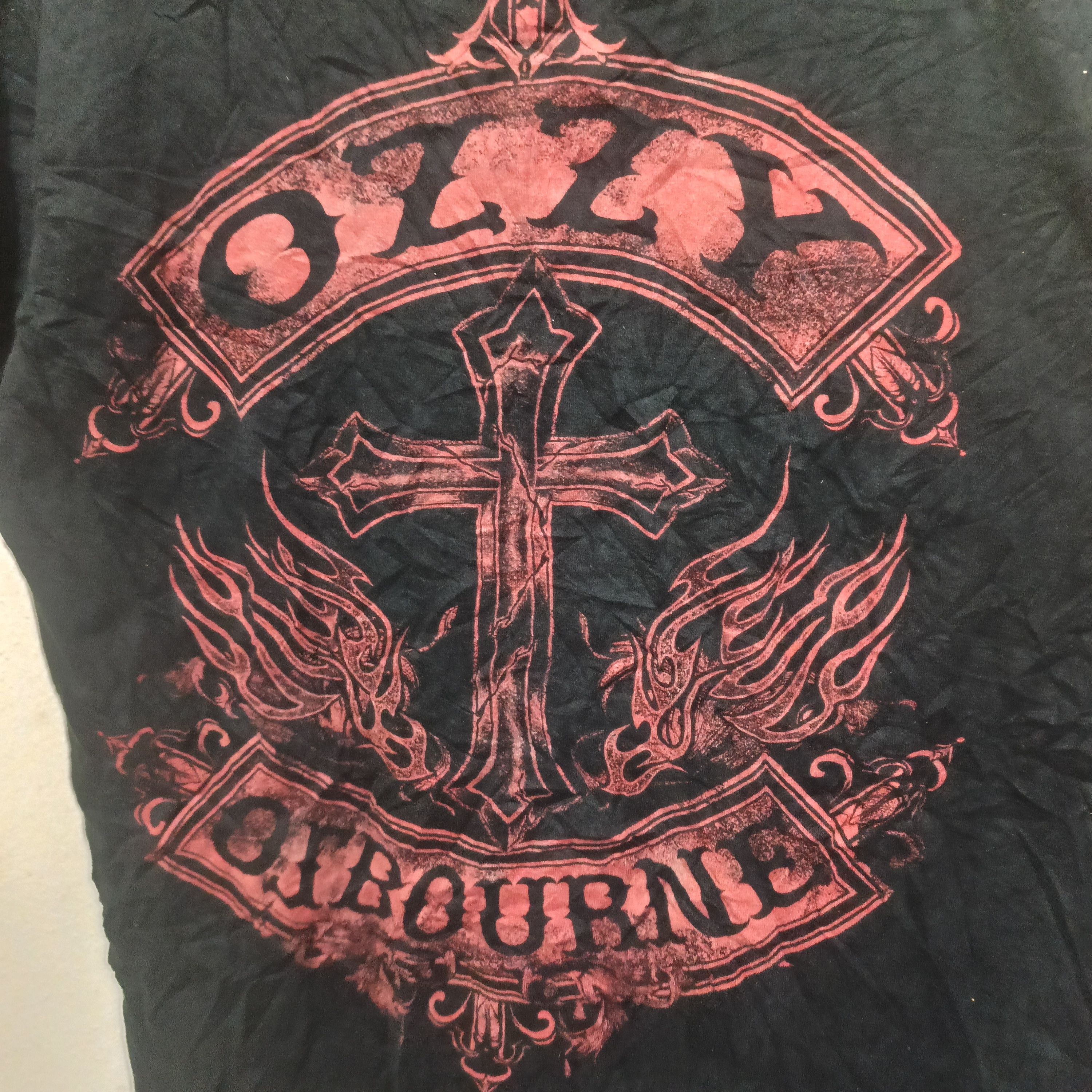 Ozzy Osbourne Ozzy Ozbourne Cross design Rock & Roll Rebel Size US L / EU 52-54 / 3 - 2 Thumbnail