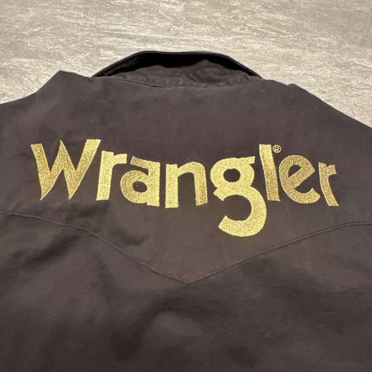 Vintage × Wrangler Vintage Wrangler Button Shirt Rodeo Spell Out Western Cowboy Size US XXL / EU 58 / 5 - 2 Thumbnail