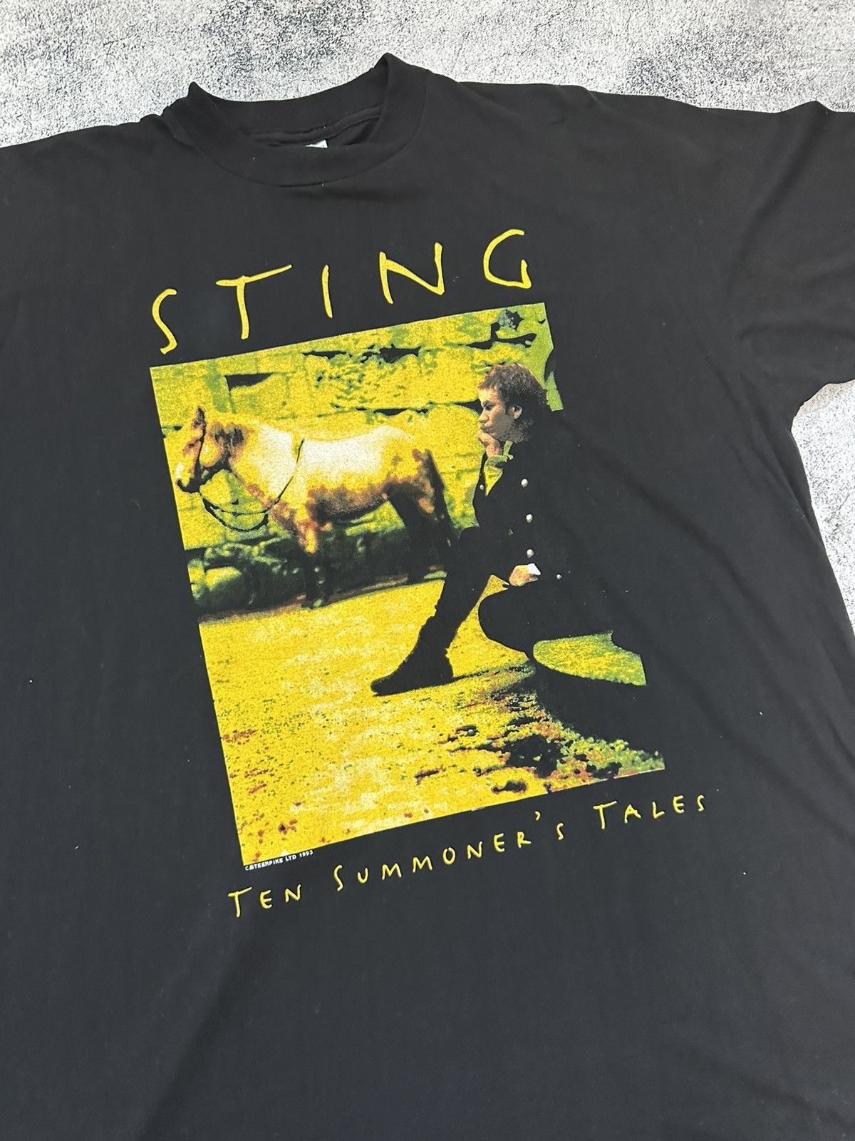 Band Tees Vintage Sting 1993 T-shirt Ten Summoner’s Tales World Tour Size US L / EU 52-54 / 3 - 7 Thumbnail
