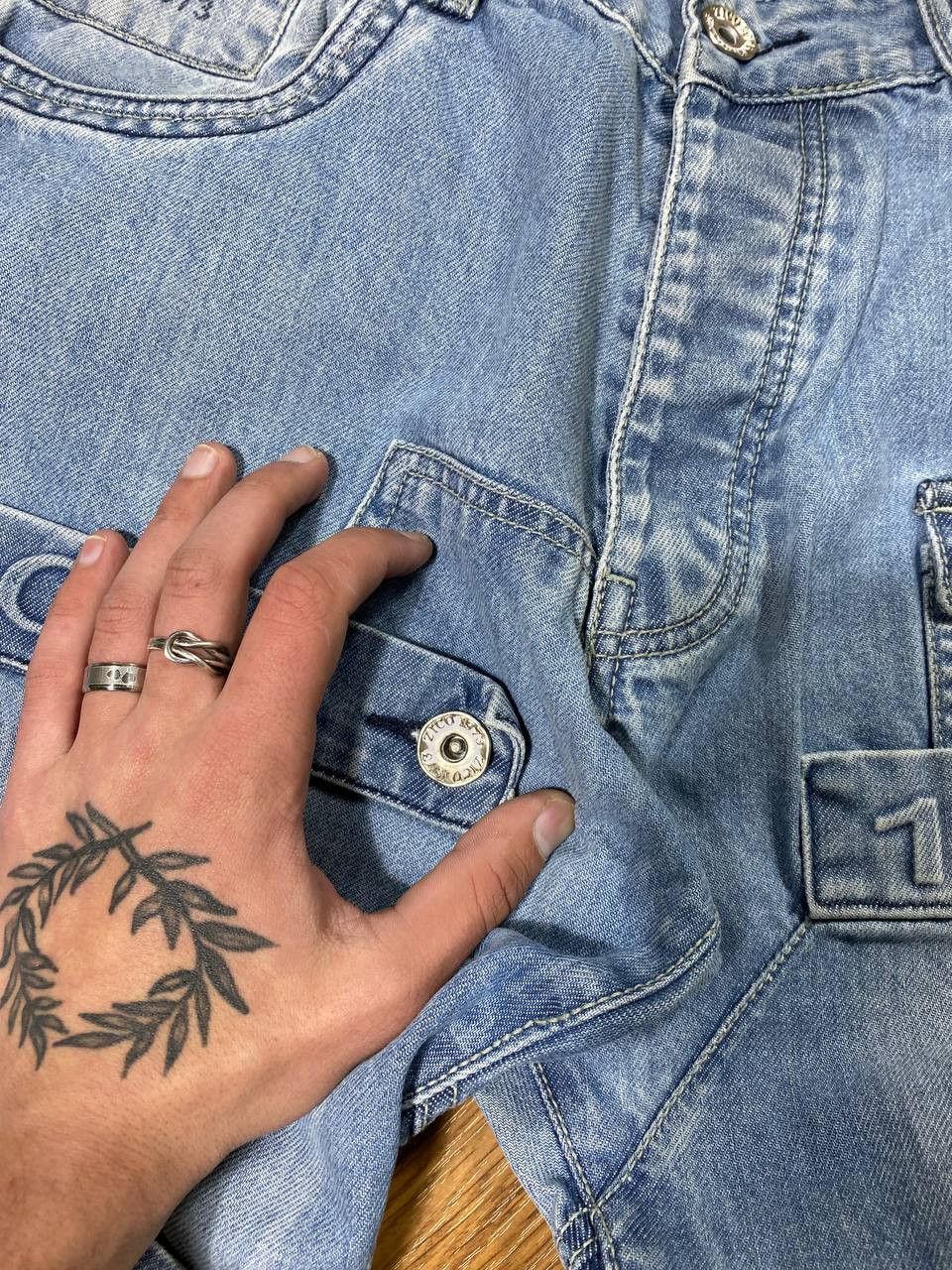 Japanese Brand Japanese Style Multipocket Bondage Distressed Washed Jeans Size US 34 / EU 50 - 17 Thumbnail