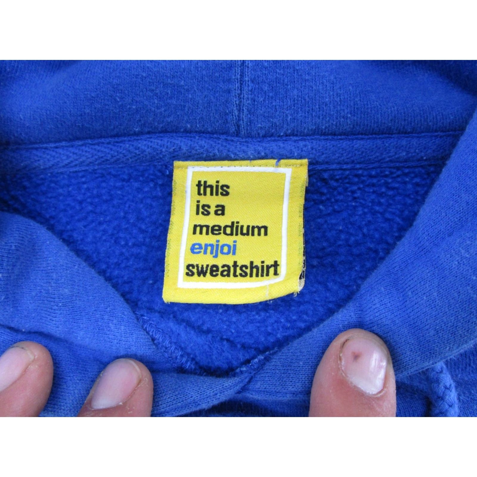 Enjoi VINTAGE Enjoi Hoodie 2000s Y2K Panda Logo Pullover Size M Blue Men Size US M / EU 48-50 / 2 - 3 Thumbnail