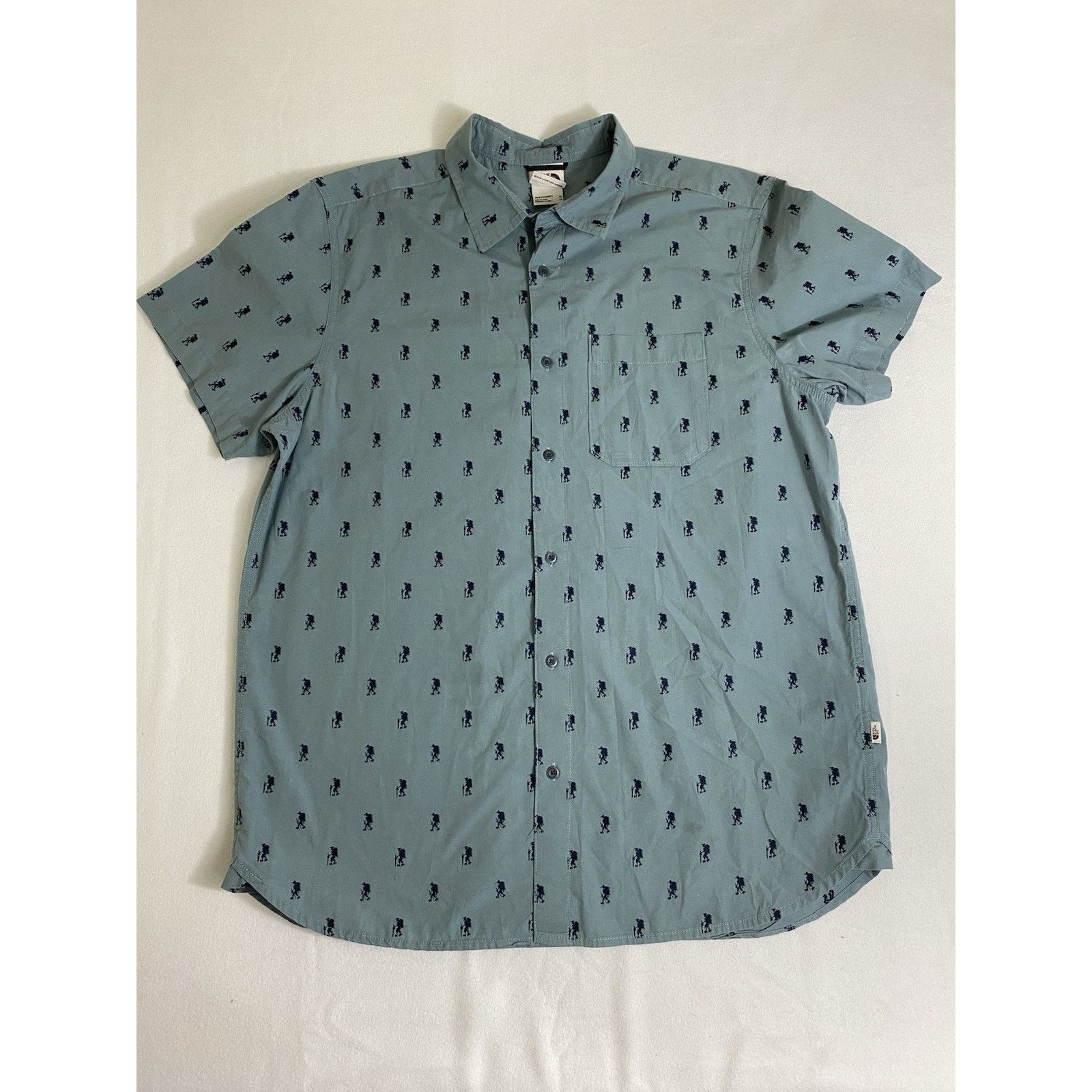 The North Face The North Face Men's XL Blue Short Sleeve Button-Up Shirt Size US XL / EU 56 / 4 - 1 Thumbnail