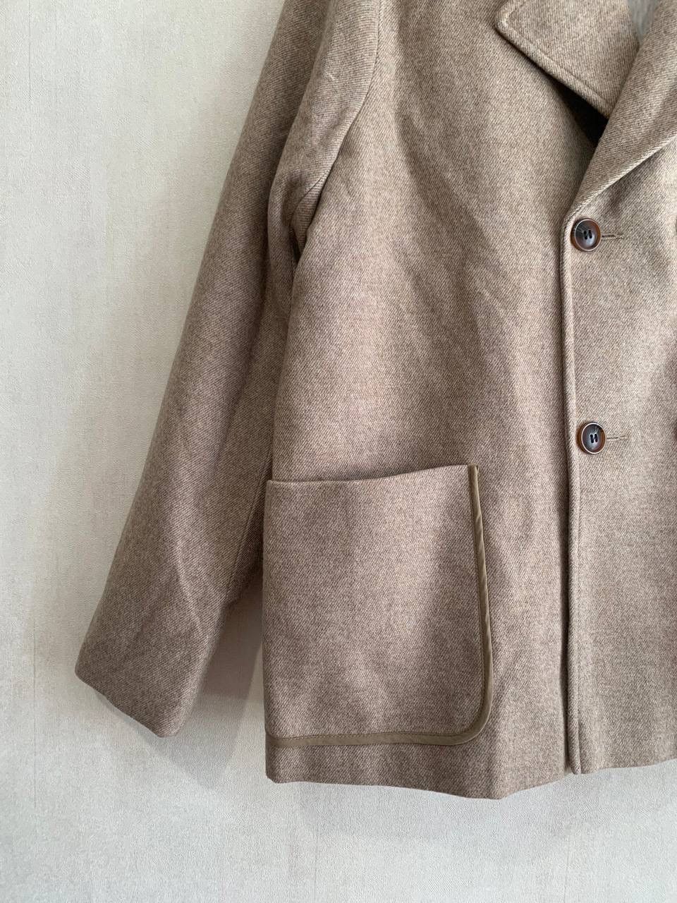 Folk × Vintage Folk Men's Archive Peacoat Double Breasted Jacket Size 4 L Size US L / EU 52-54 / 3 - 3 Thumbnail
