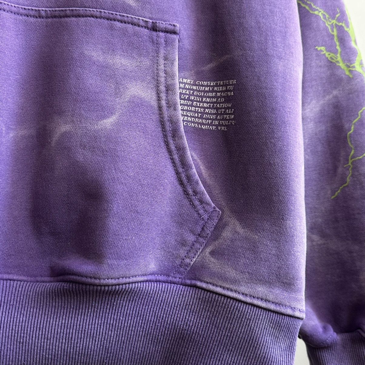 CHILDS VINTAGE 1995 CHILDISH ROBS MOTORS RACING PURPLE HOODIE Size US S / EU 44-46 / 1 - 9 Thumbnail
