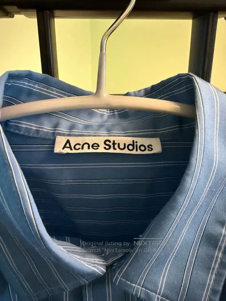 Acne Studios Acne Studios Oversized Vertical Striped Shirt Size US S / EU 44-46 / 1 - 3 Thumbnail