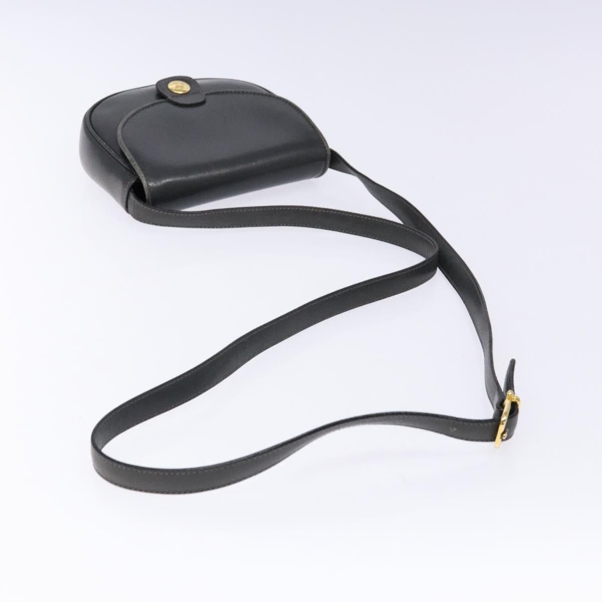 Celine CELINE Shoulder Bag Leather Gray Gold Size ONE SIZE - 7 Thumbnail