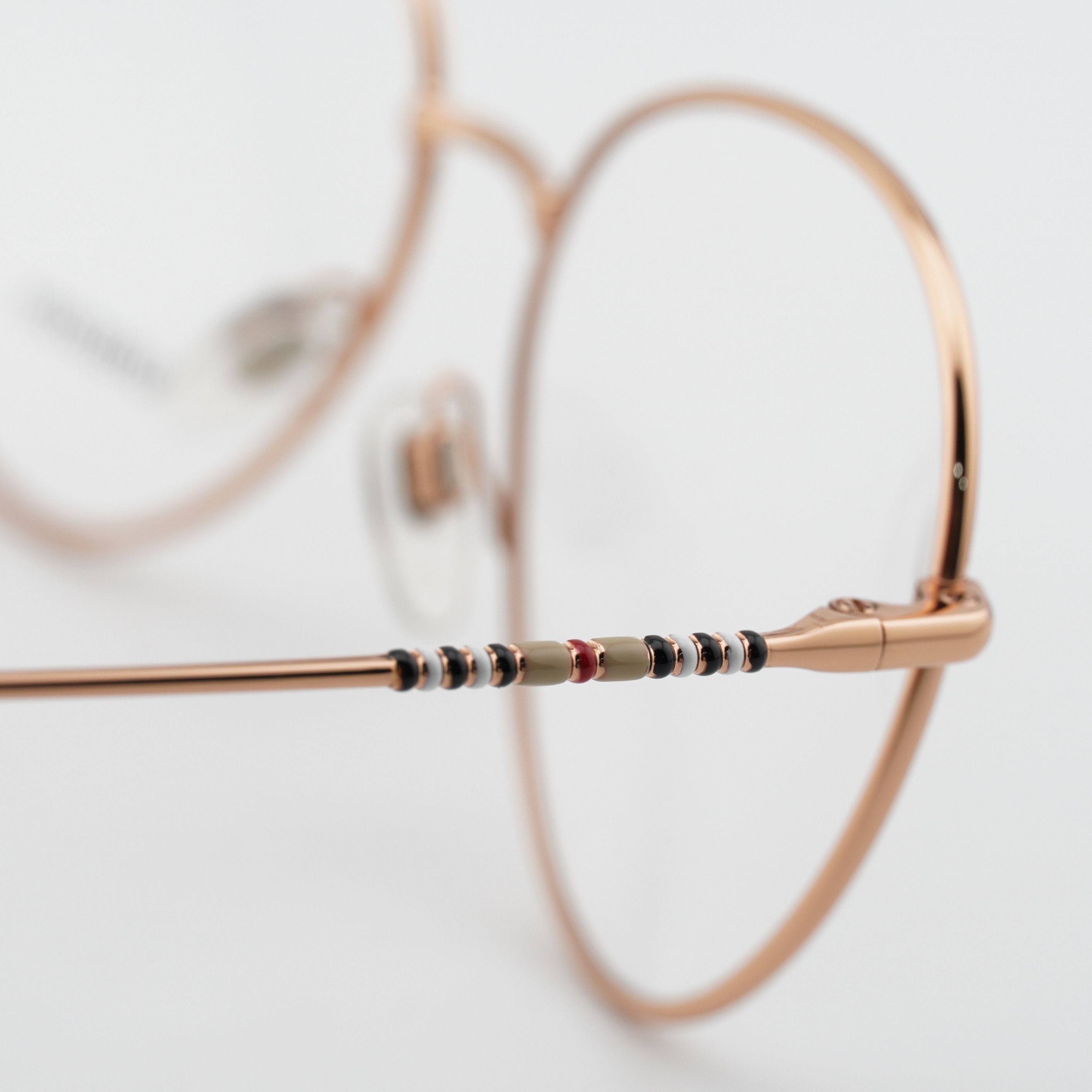 Burberry Burberry BE1366 1337 Eyeglasses Gold 54mm Aviator Frame Size ONE SIZE - 9 Thumbnail