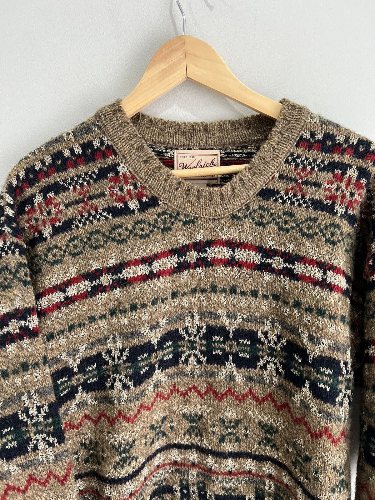 Woolrich Woolen Mills Vintage Womens Woolrich Knit Sweater crewneck pattern Size US S / EU 44-46 / 1 - 3 Thumbnail