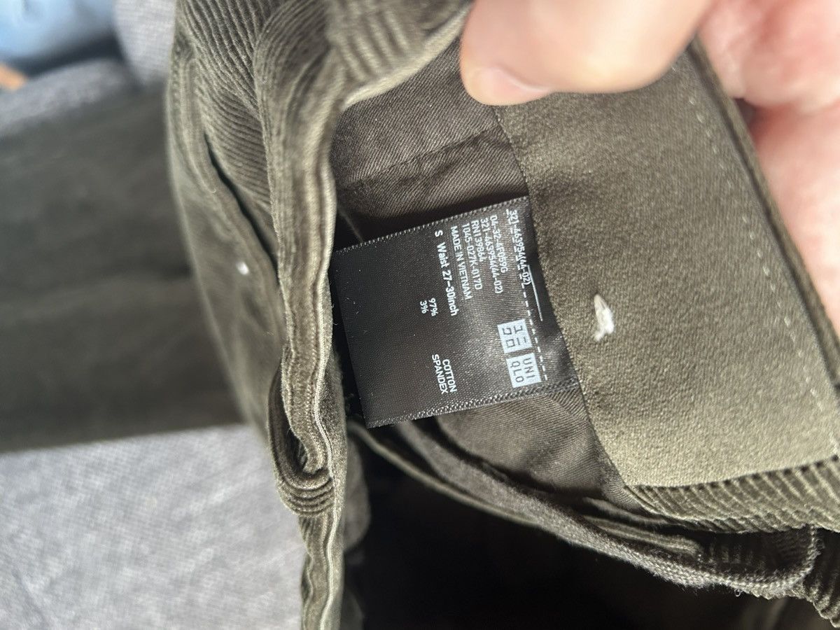 Uniqlo Uniqlo Olive Corduroy Pants 30x30 | Chino Fit Y2K Minimal Size US 30 / EU 46 - 3 Thumbnail