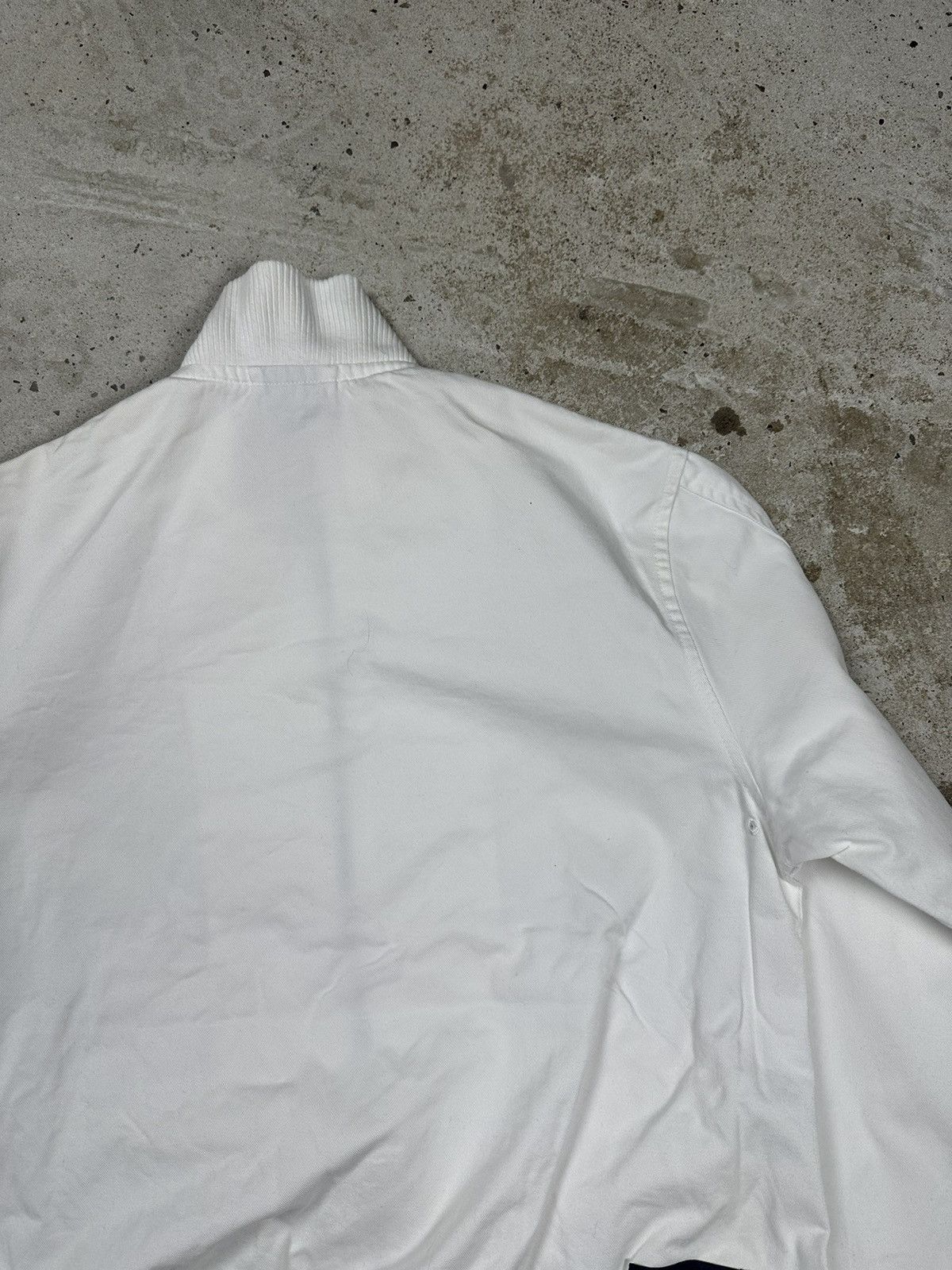 Nike × Vintage Vintage Y2K Nike White Cropped Light Jacket Harrington Style Size US S / EU 44-46 / 1 - 10 Thumbnail